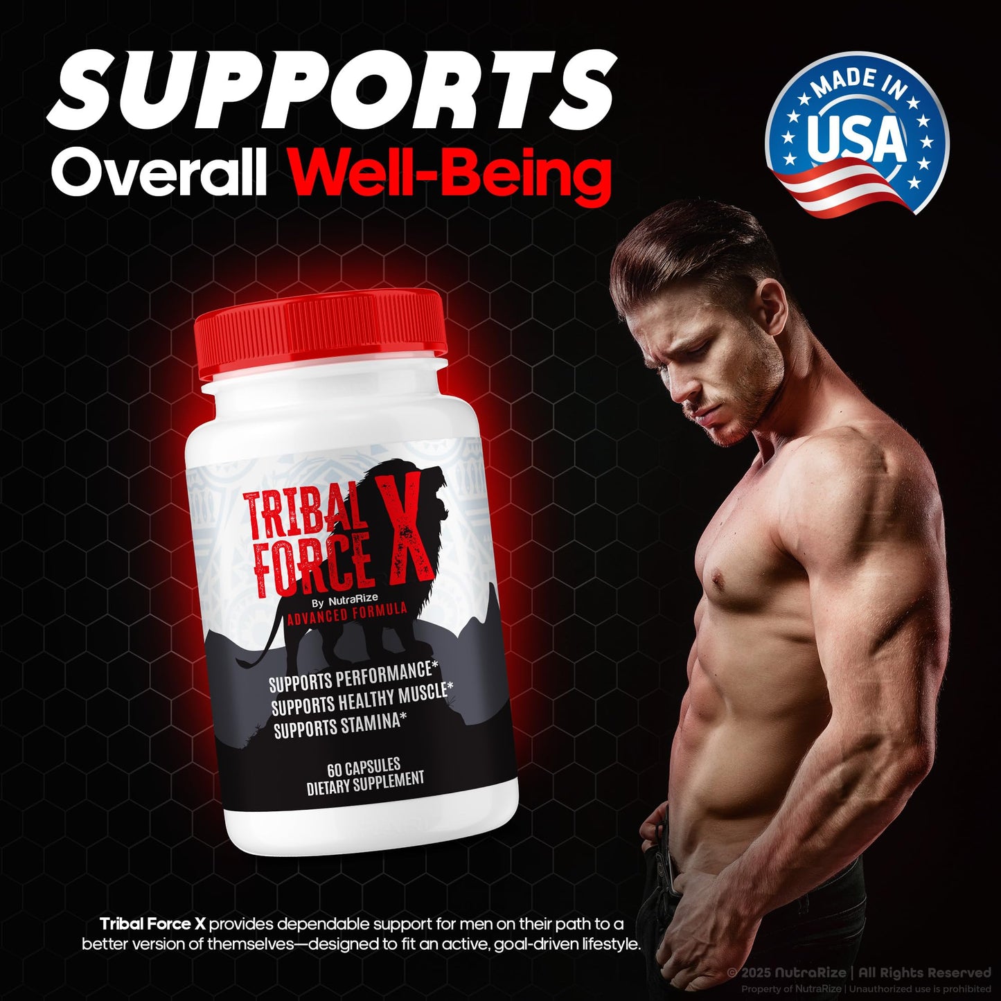 NutraRize Tribal Force X 300 Capsules