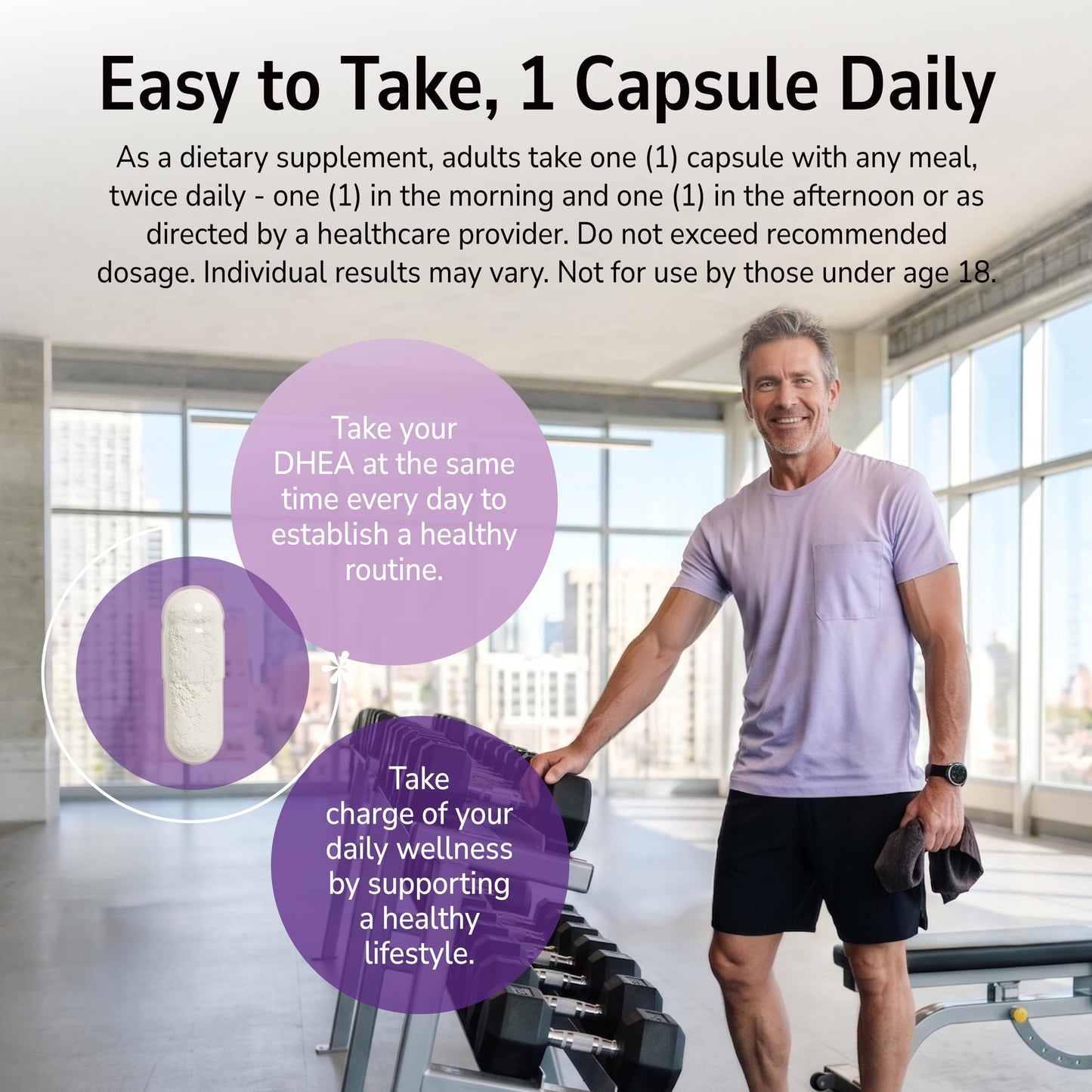 21st Century DHEA 25 mg Capsules 90 Count