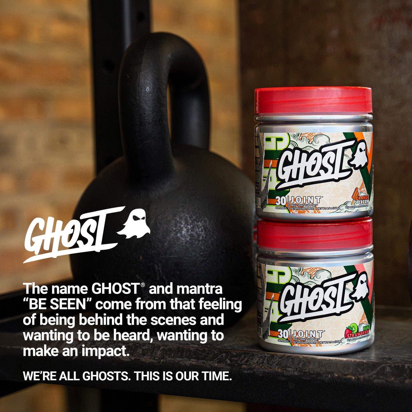 GHOST Joint Supplement Orange Cream Powder 8.5 oz
