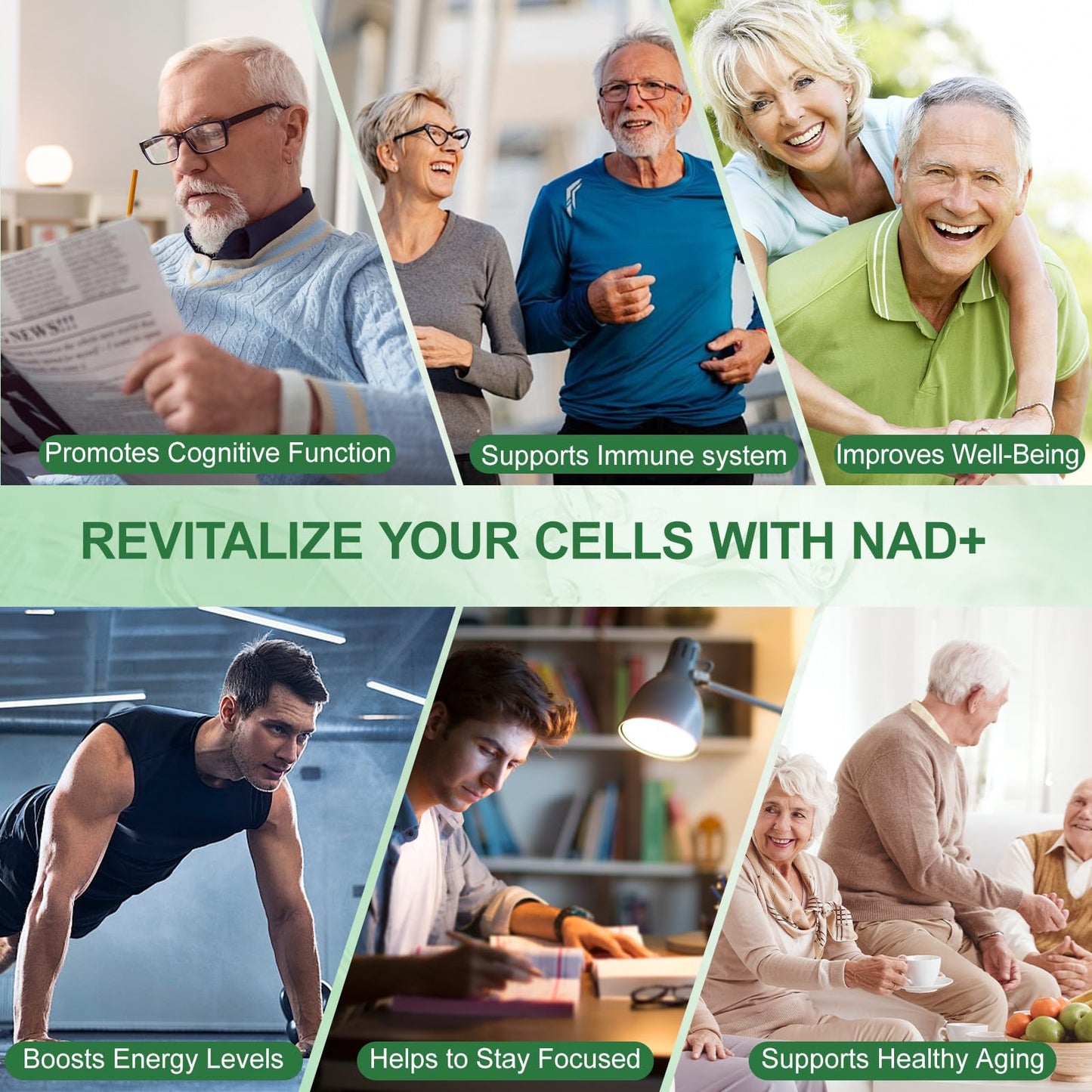 APU.FAIRY NAD Supplement Extra Strength N-AD Alternative Liposomal, Boost N-AD & Resveratrol + for Women & Men, Energy Anti-Aging, Cell Regeneration Capsules 120