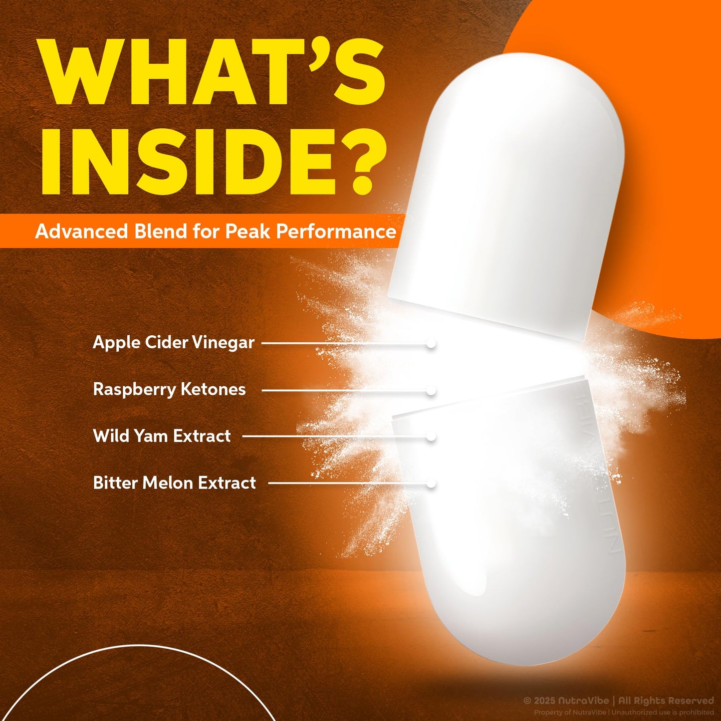 NutraVibe BurnPeak Capsules 300 Capsules