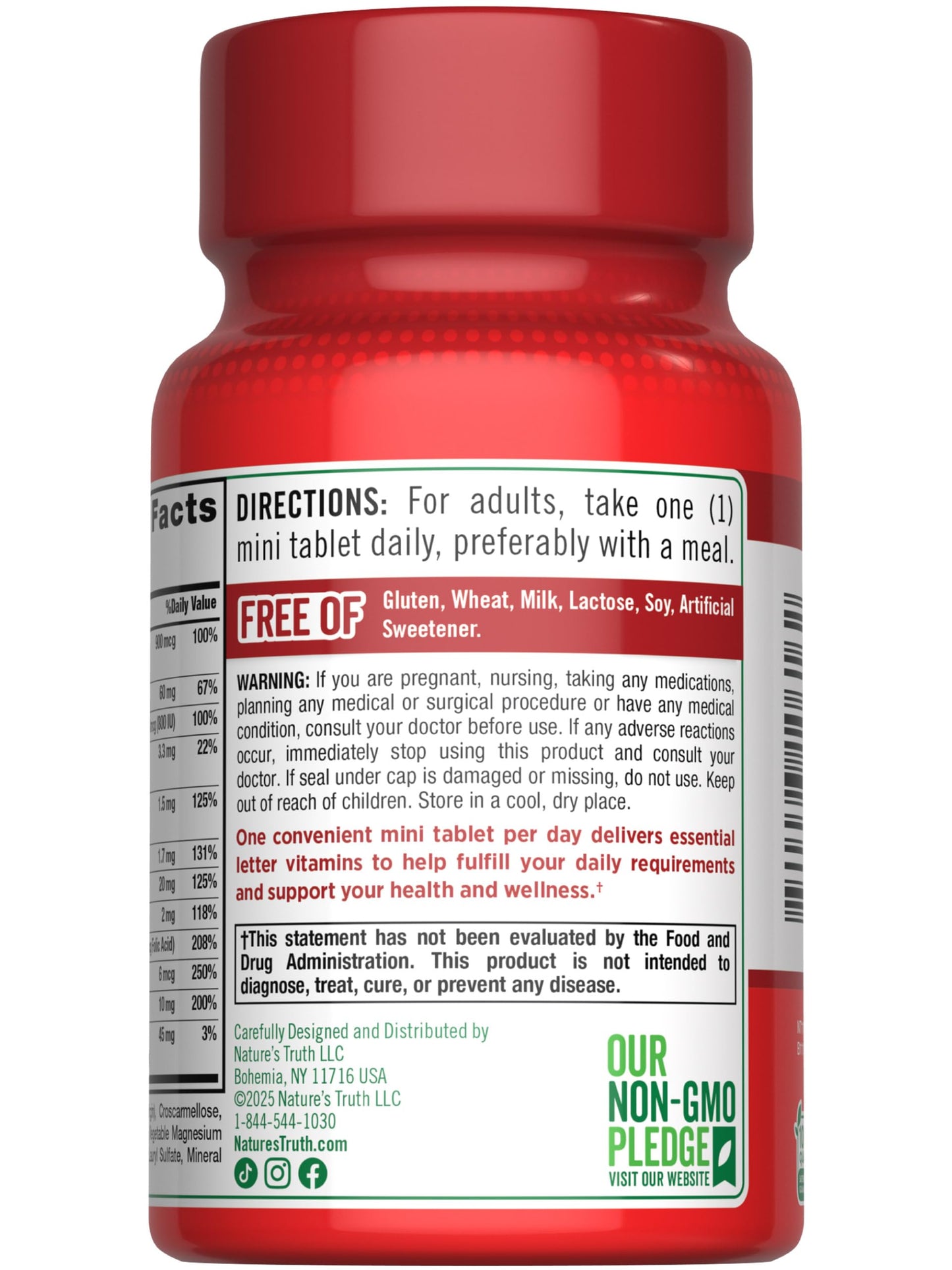 Nature's Truth One Daily Multivitamin Tablets 100