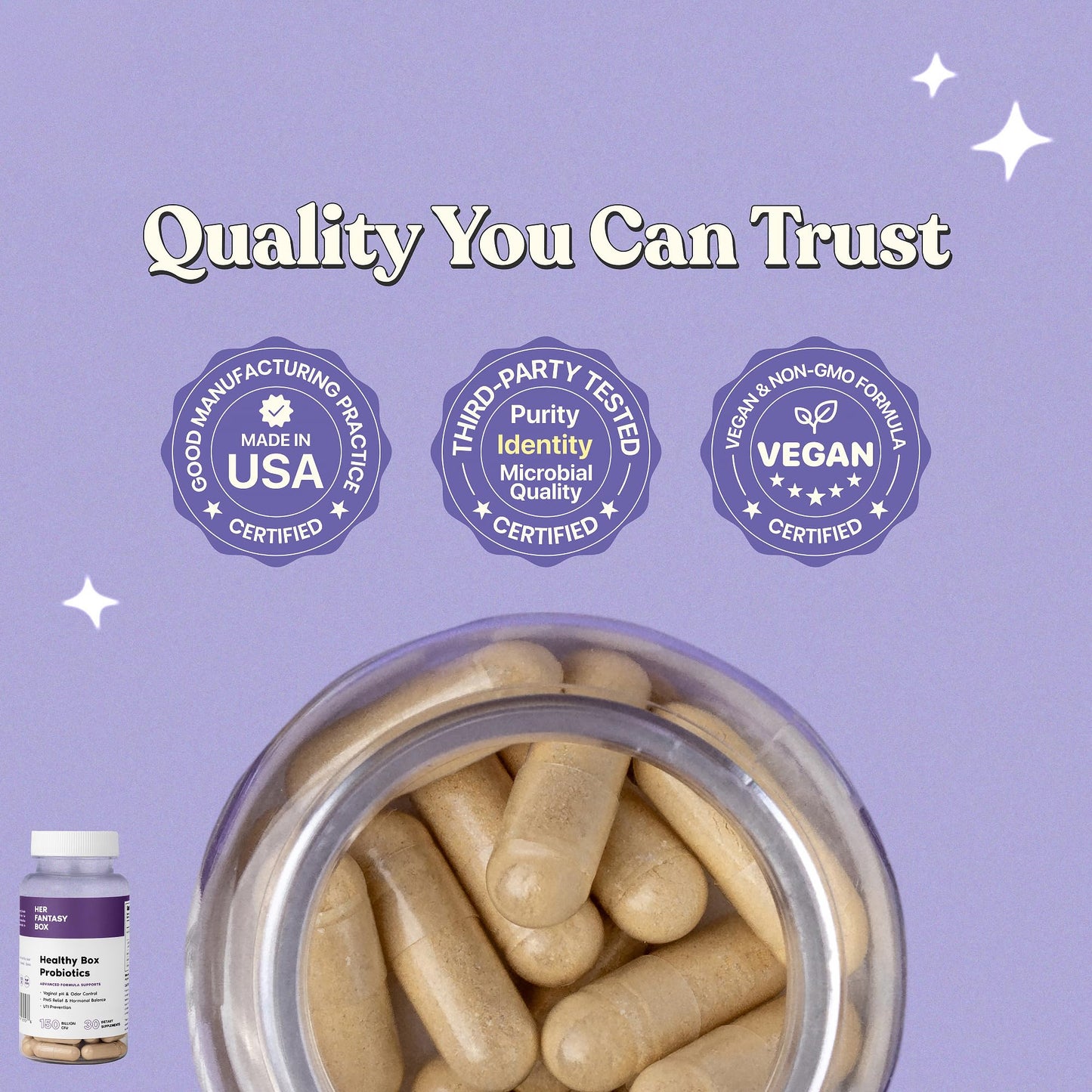Her Fantasy Box Healthy Box Probiotics 30 Capsules