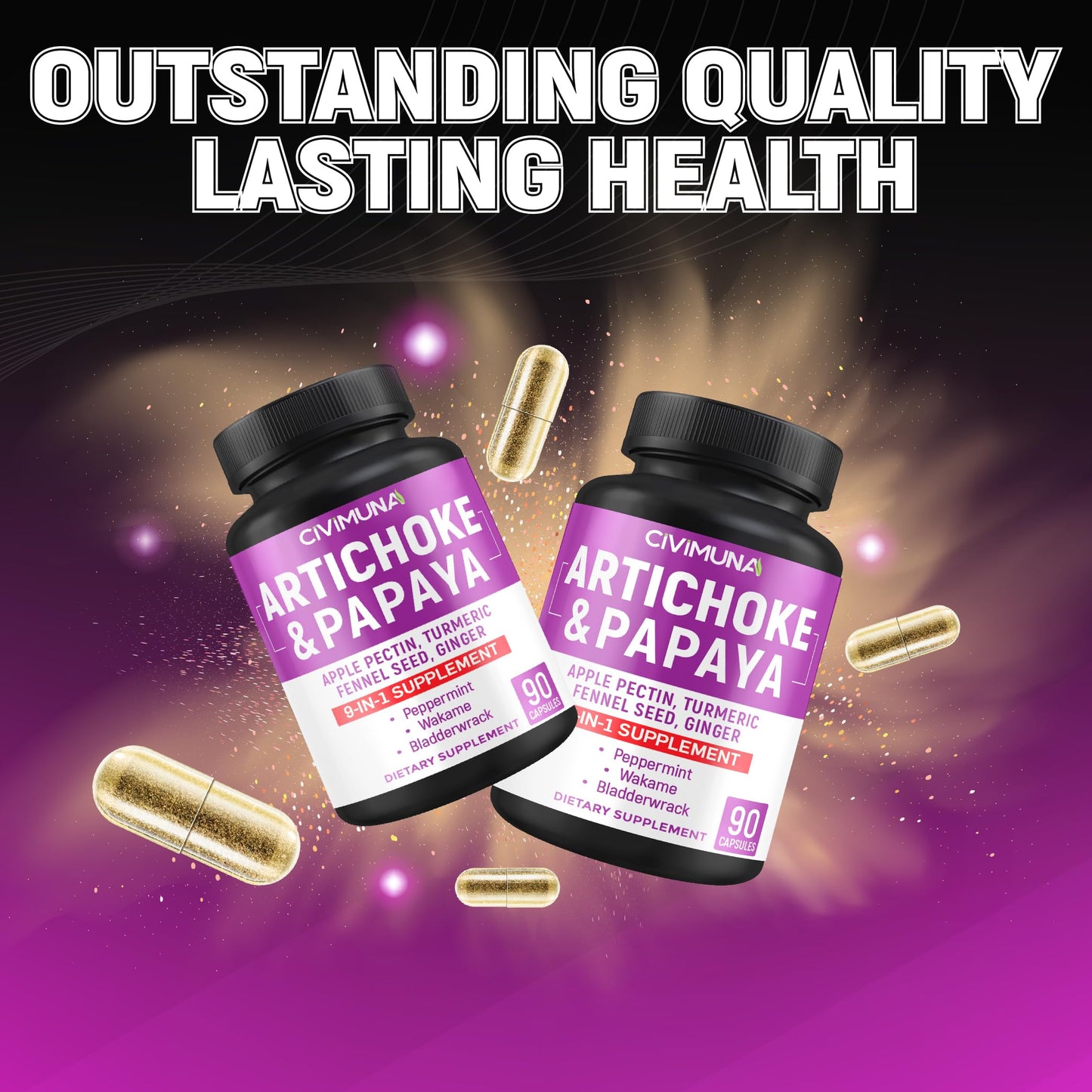CIVIMUNA Artichoke Capsules 90 Count