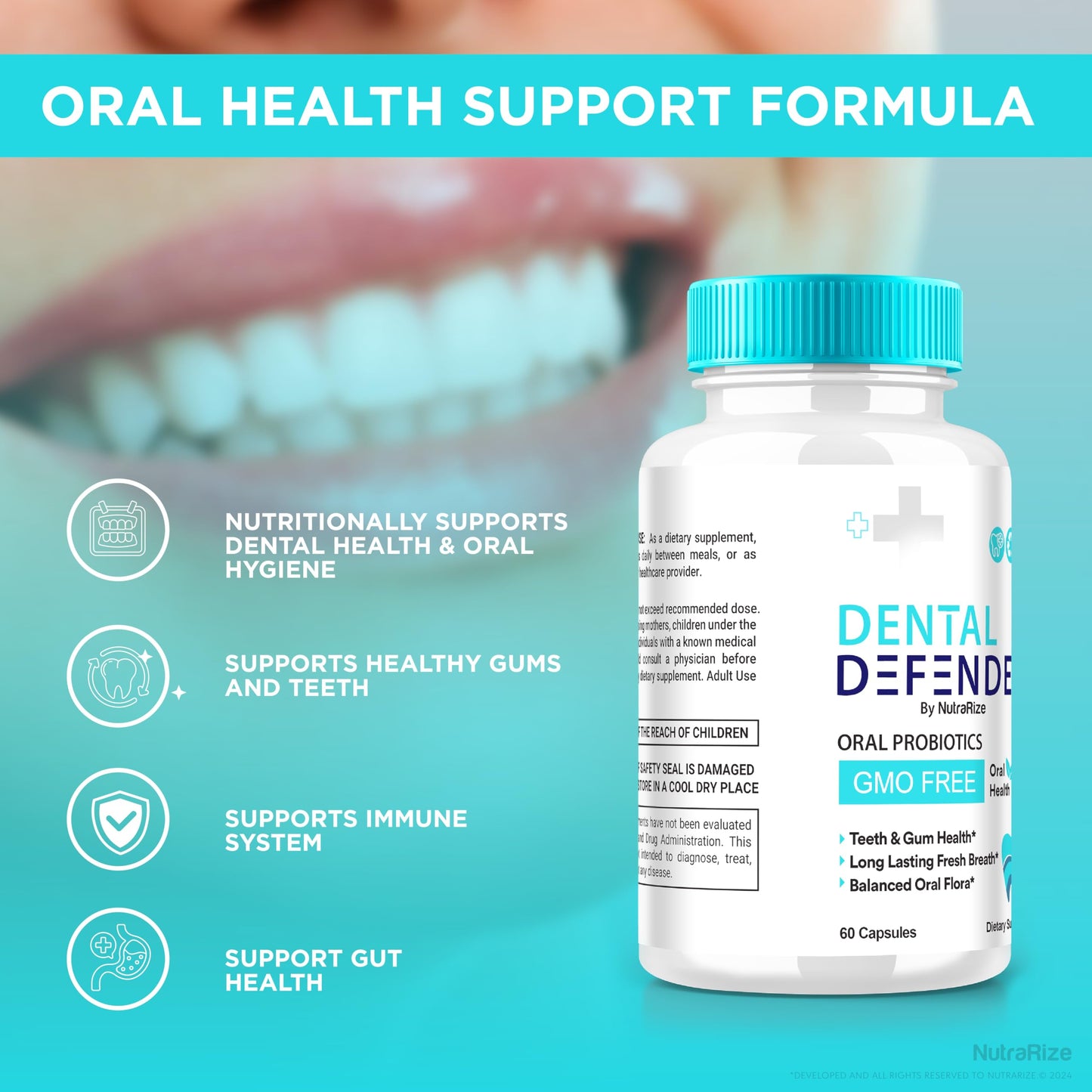 NutraRize Dental Defender Capsules, 120 Capsules