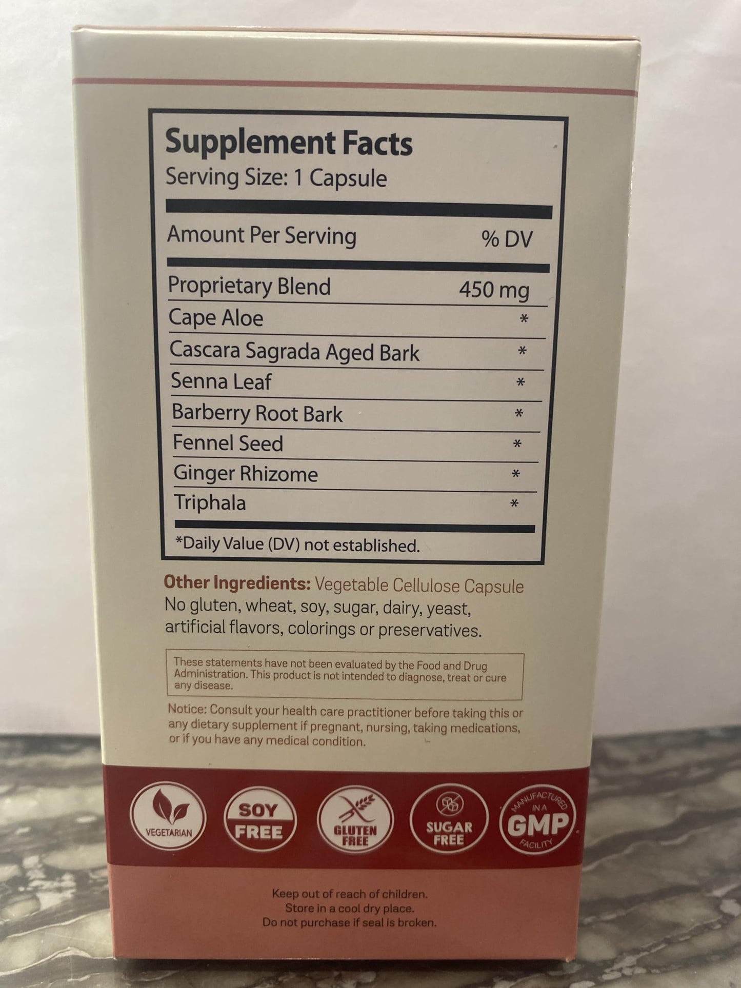 Natures's cue Constipation Care 2, Colon Cleanser Dietary Supplement Kosher for Passover Capsules 250