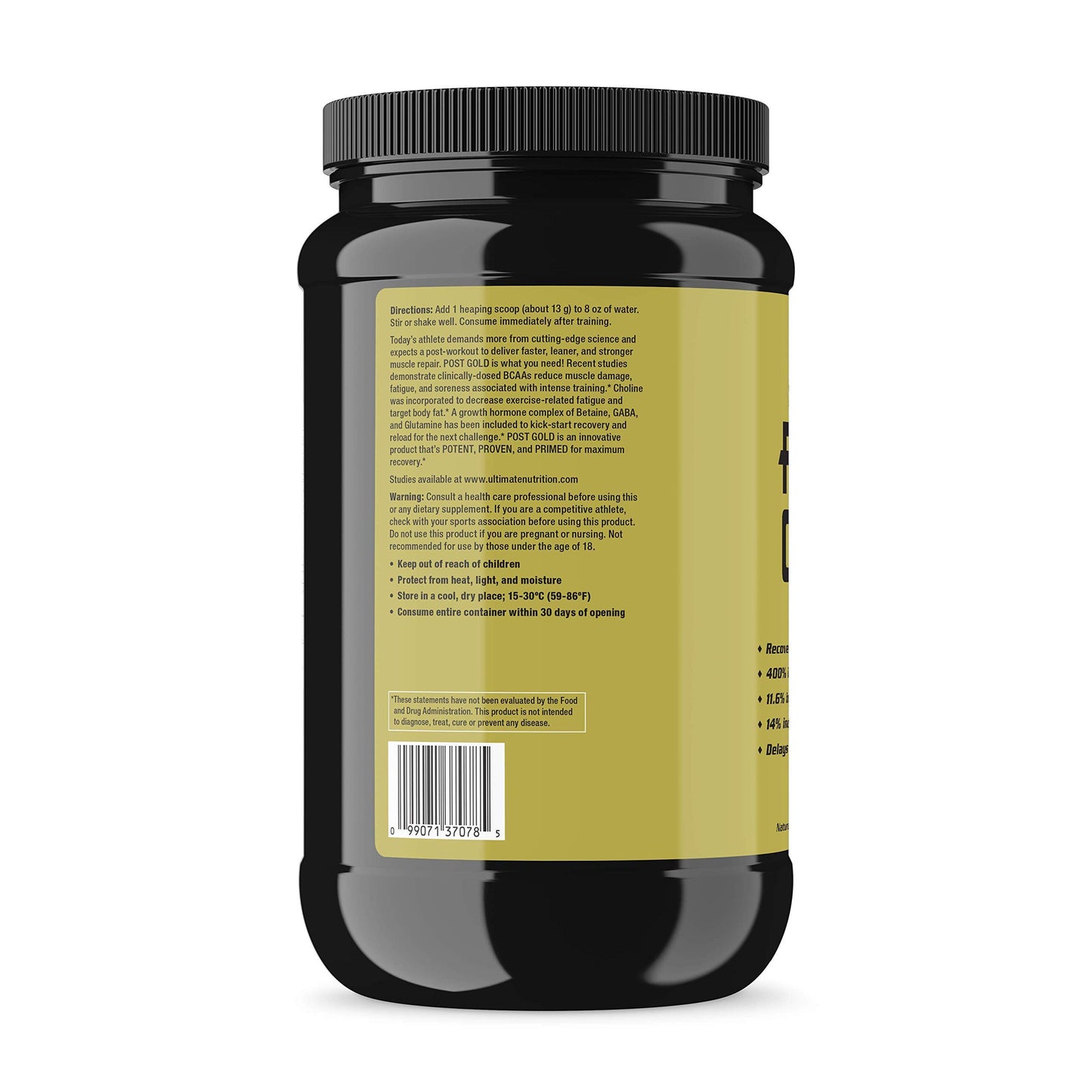 Ultimate Nutrition Post Gold Post-Workout Powder - 13.55 oz