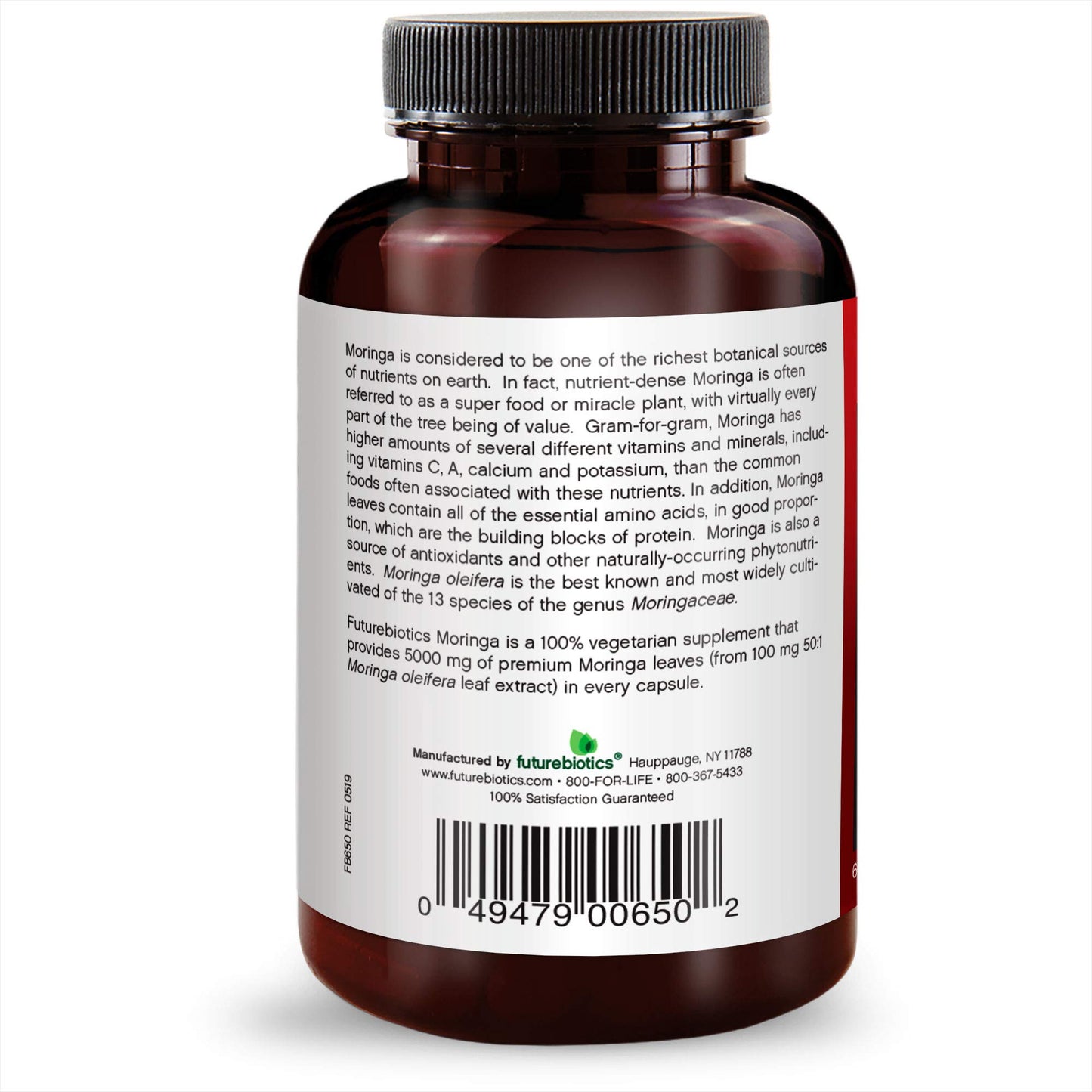 Futurebiotics Moringa 5000 mg Capsules, 60 Count