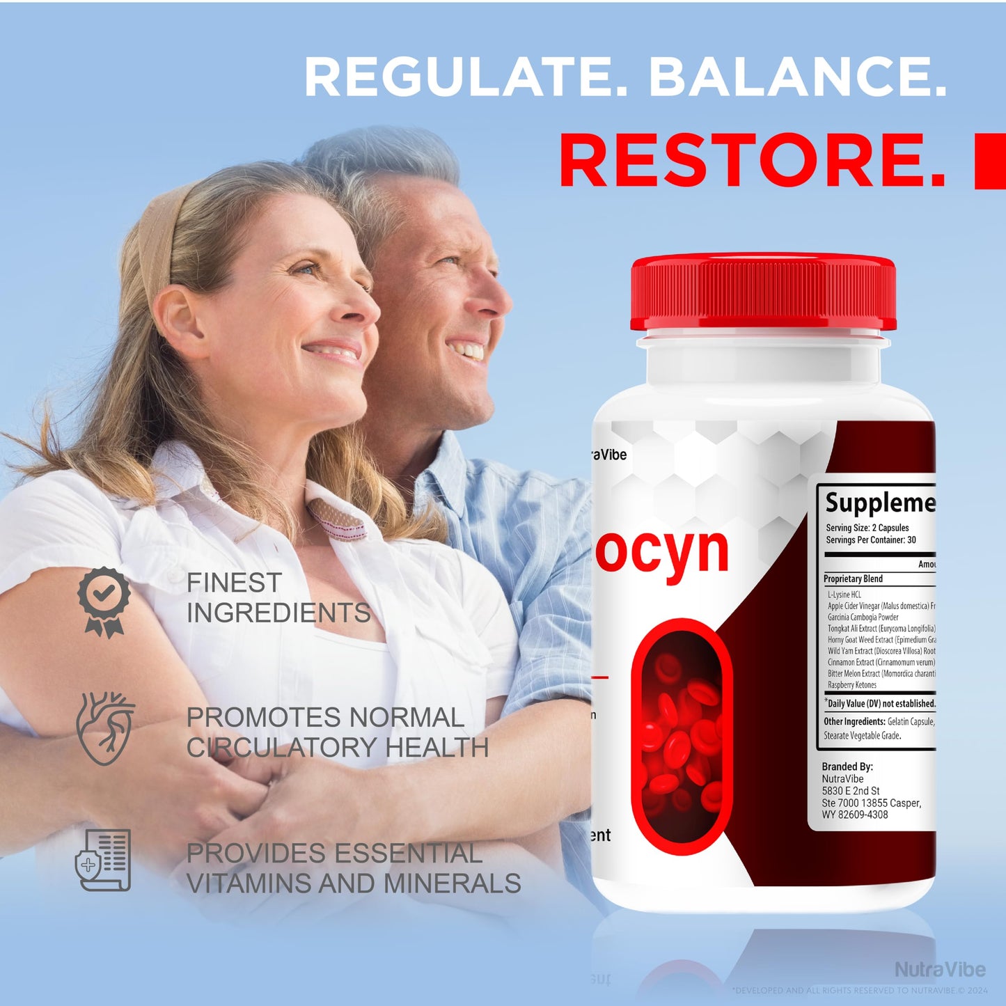 NutraVibe Glucocyn Capsules 180