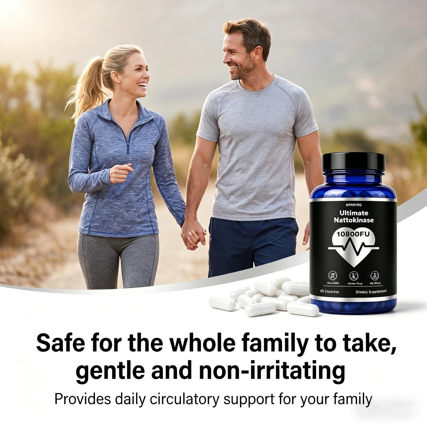 KFPHTEQ Nattokinase Supplement Capsule 60 Capsules