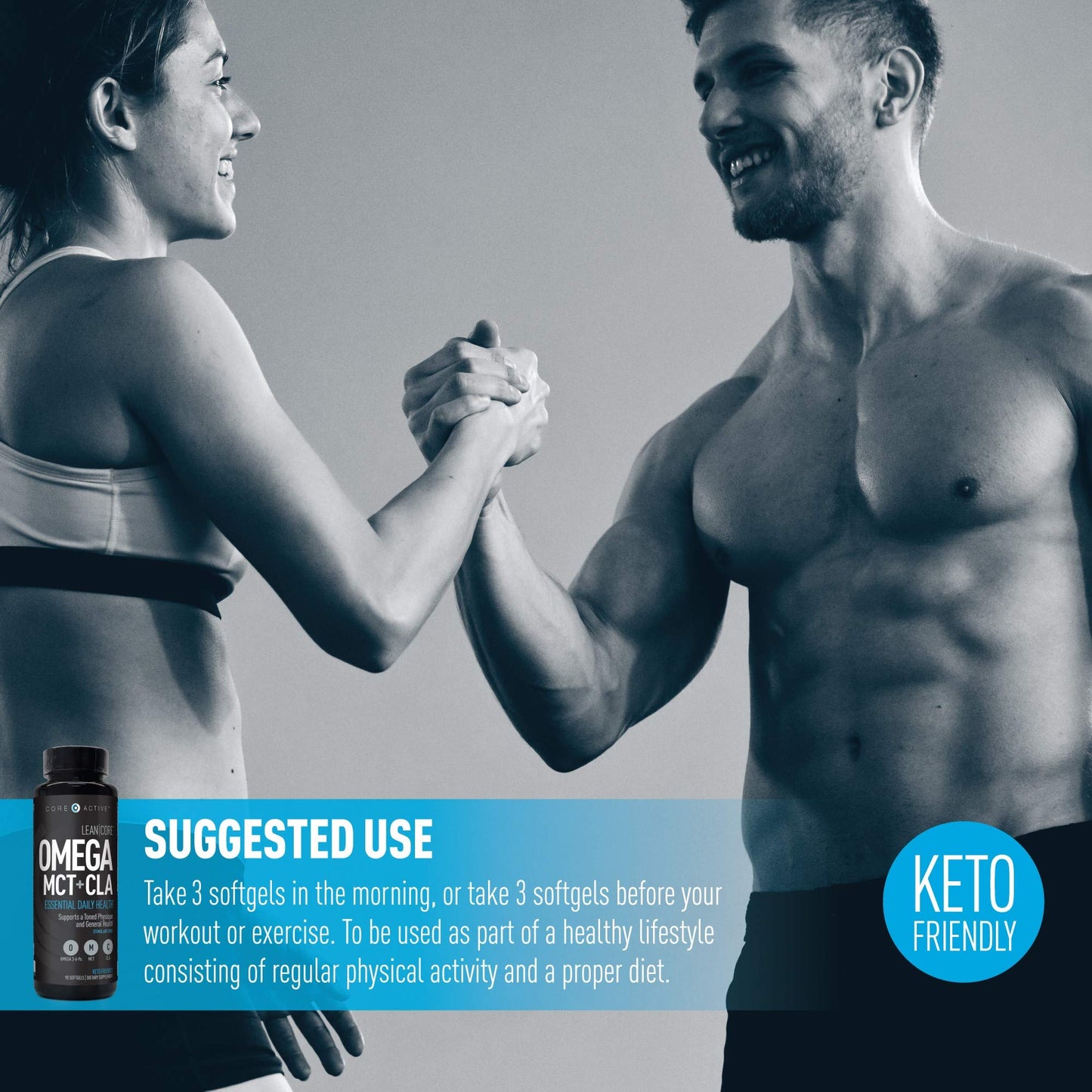 COREACTIVE Lean Omega MCT + CLA Stimulant-Free 90 Softgels