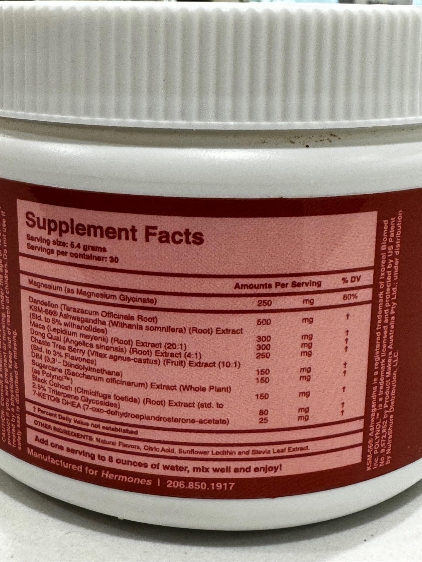 Hermones Hormone Balance for Women Powder 5.7 Ounce