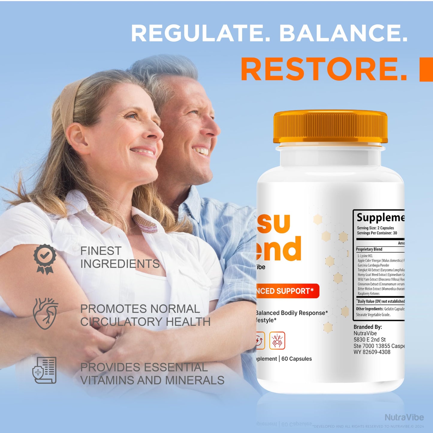 NutraVibe InsuFend Capsules, 180 Capsules