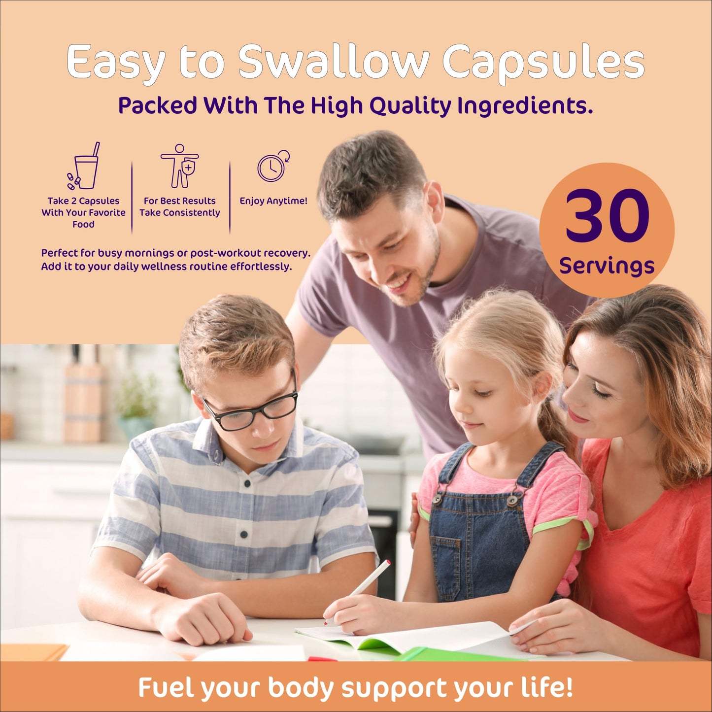 Aspire Nutrition Aspire Multi+ Advanced Multivitamin for Men, Women & Kids Capsules, 60 Count