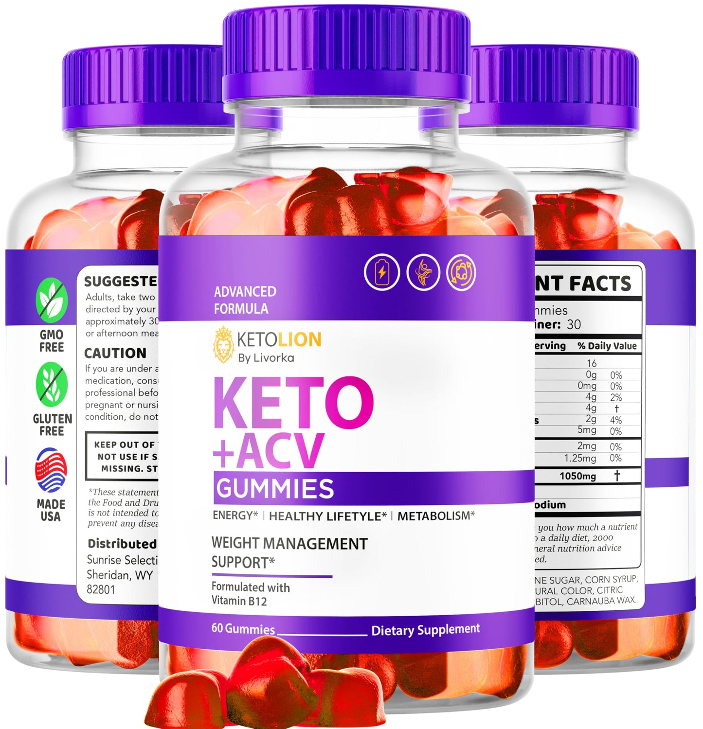 LIVORKA Ketolion Gummies 180