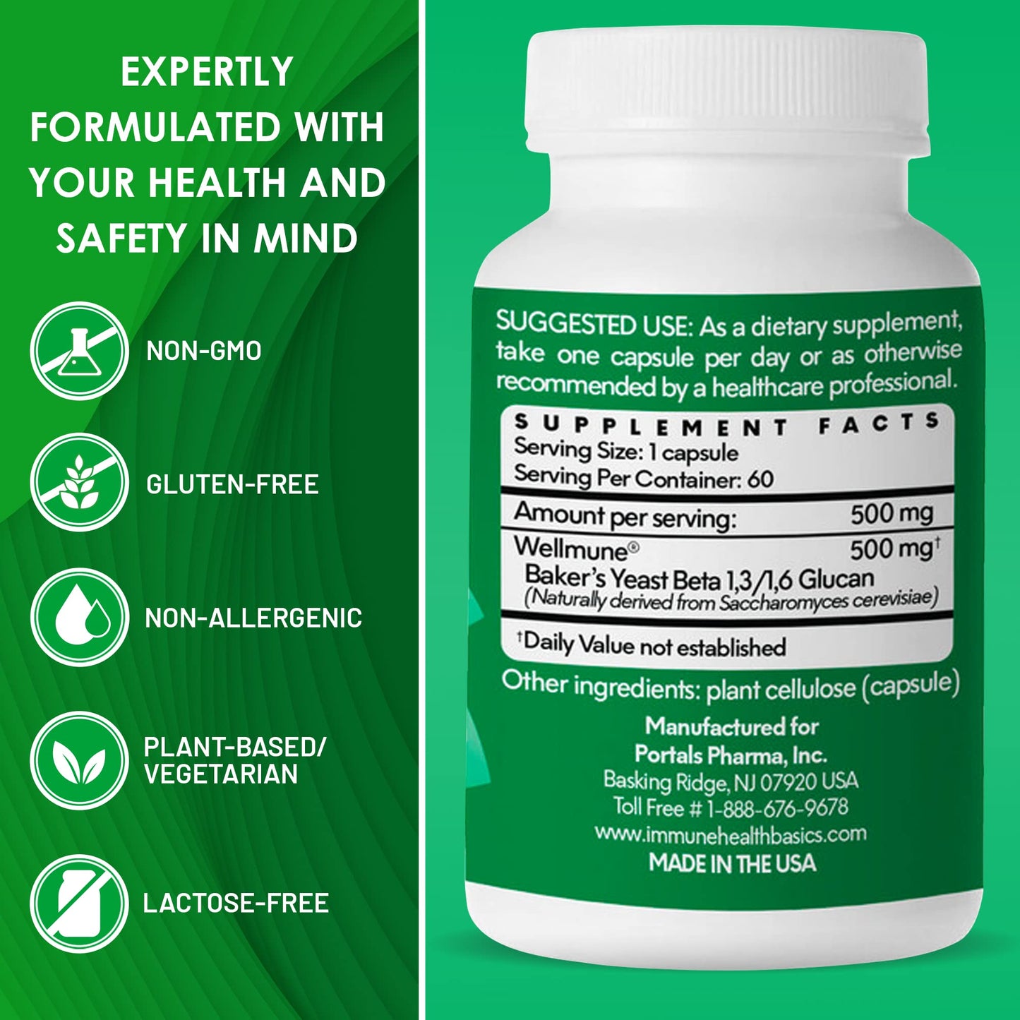 Immune Health Basics Ultra Strength Immunity 60 Capsules