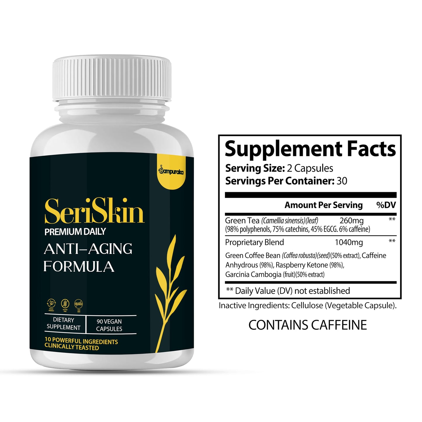 Sampuraka Seriskin New Advanced Formula Supplement Capsule 120