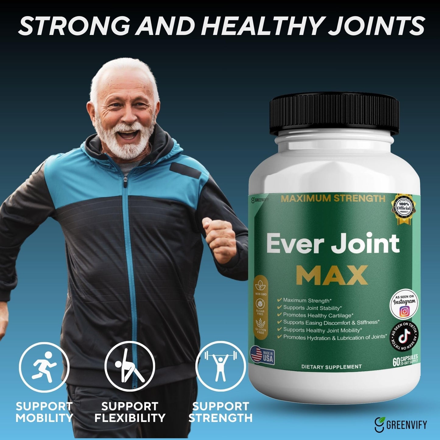 GREENVIFY Ever Joint MAX 60 Capsules