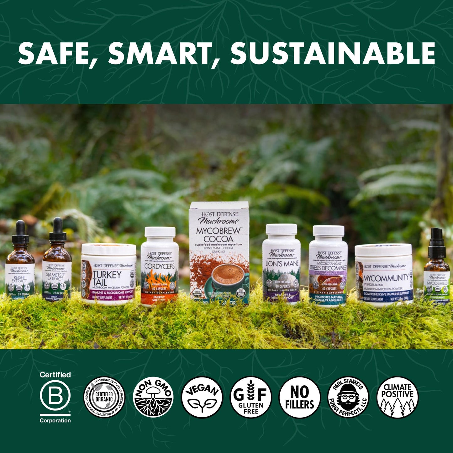 Host Defense Chaga Mushroom Capsules 60 Count