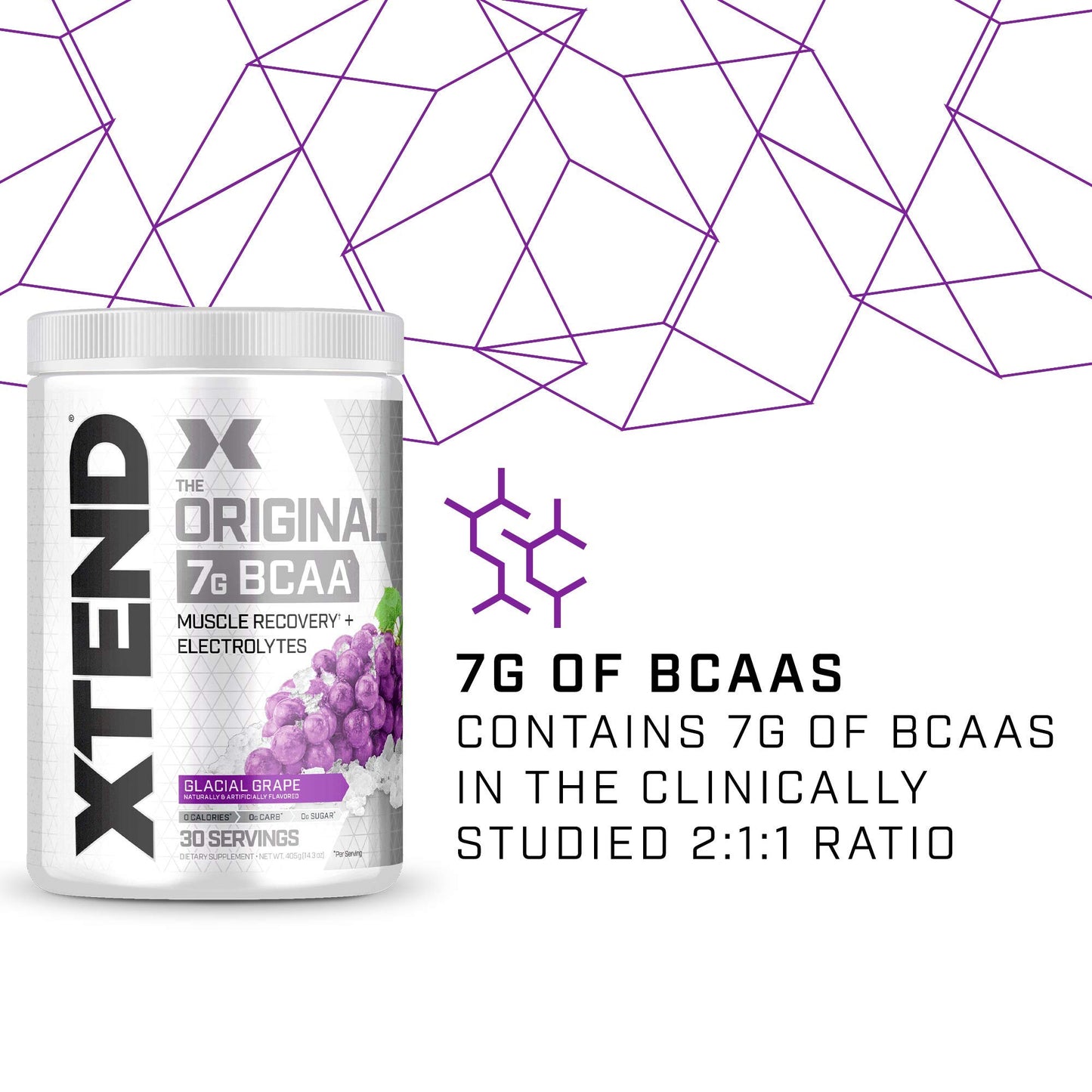 XTEND Sport BCAA Powder 2-Pack, 60 Servings