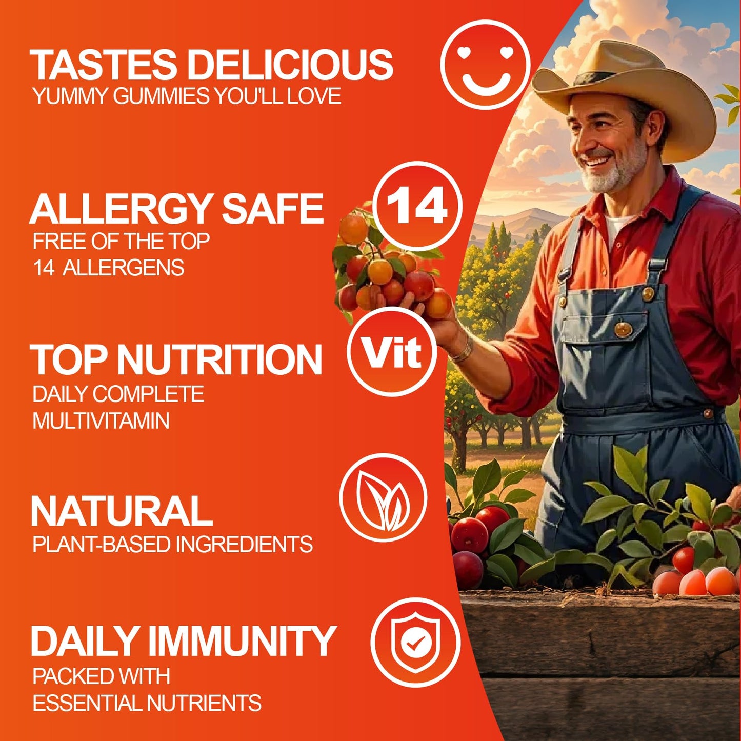 MEGNETA Super Greens & Fruits Gummies 120 Gummies