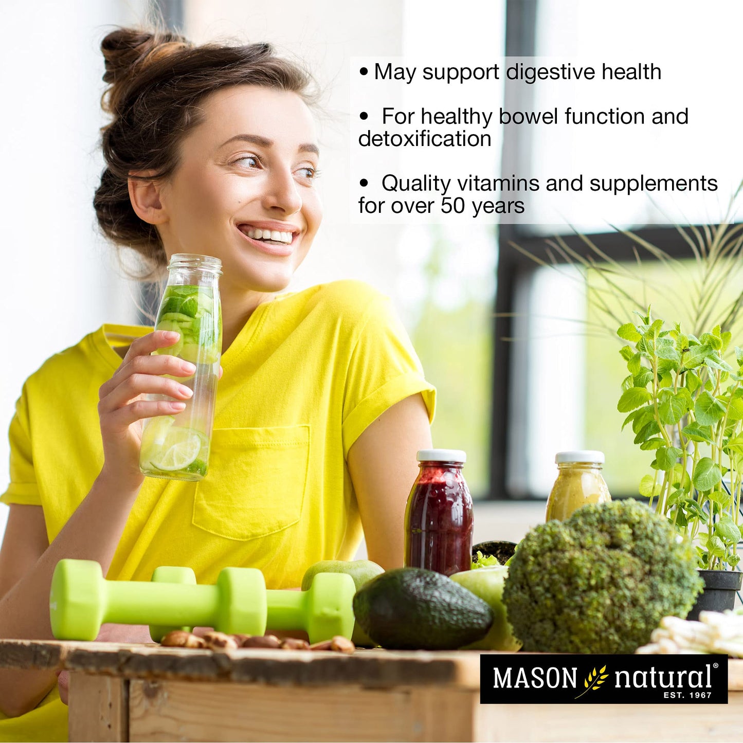 Mason Natural Probiotic with Prebiotic Capsules, 120 Capsules