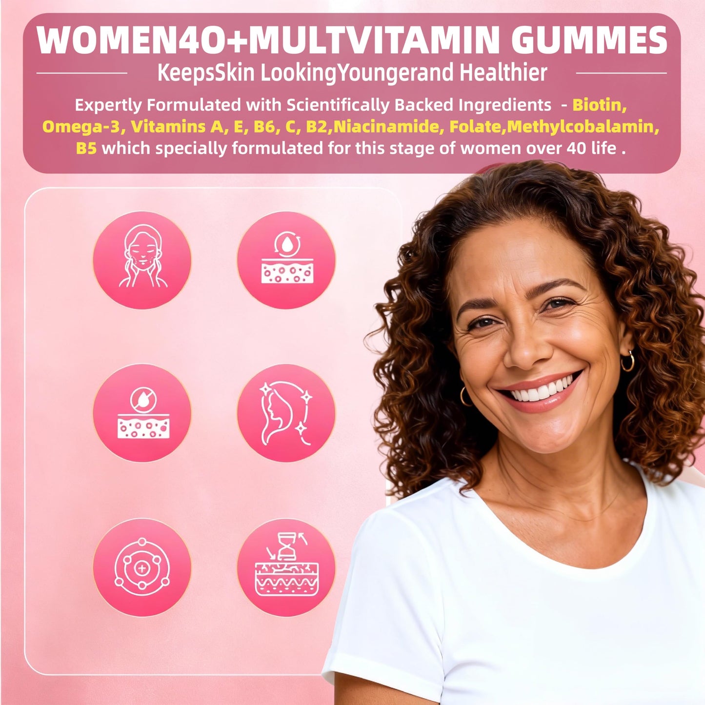 Lerinettia Multivitamin for Women Gummies 120 Count