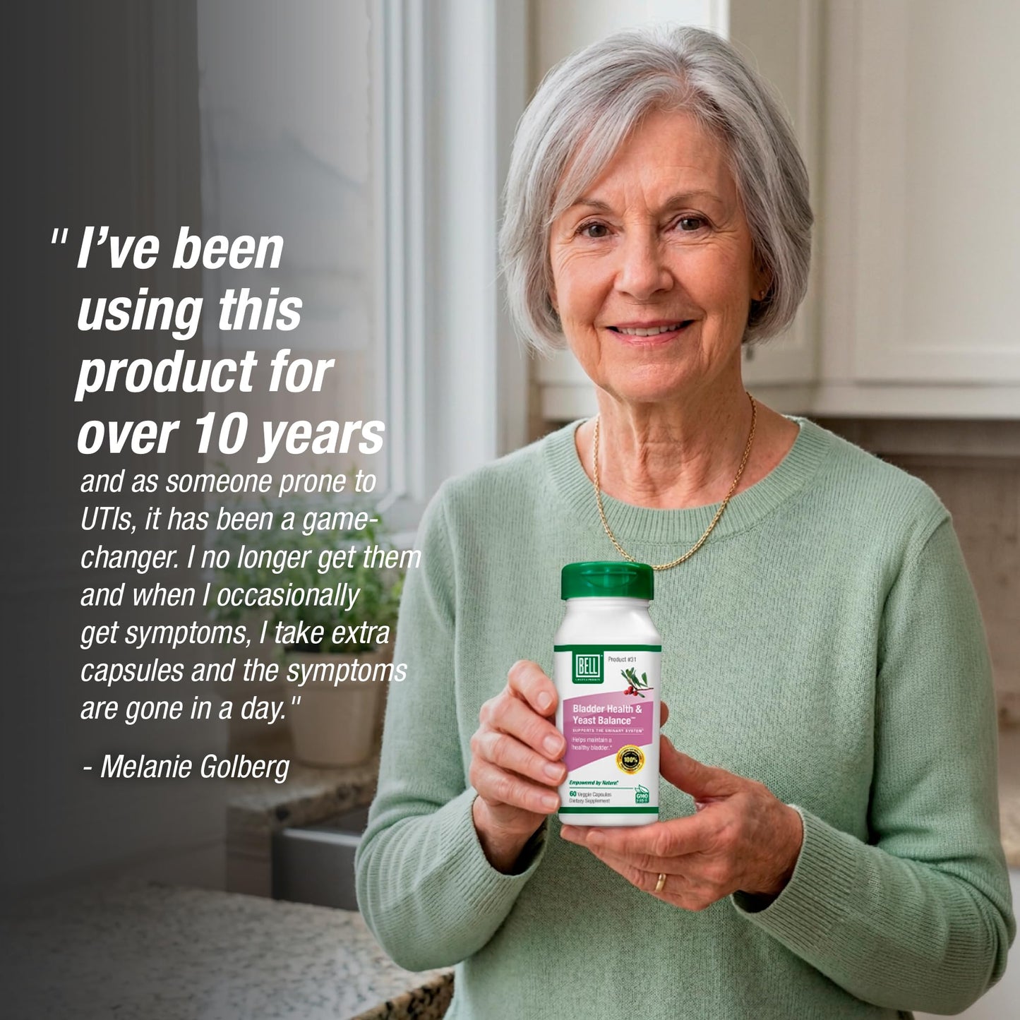 Bell Bladder Health & Yeast Balance Capsule 60 Count