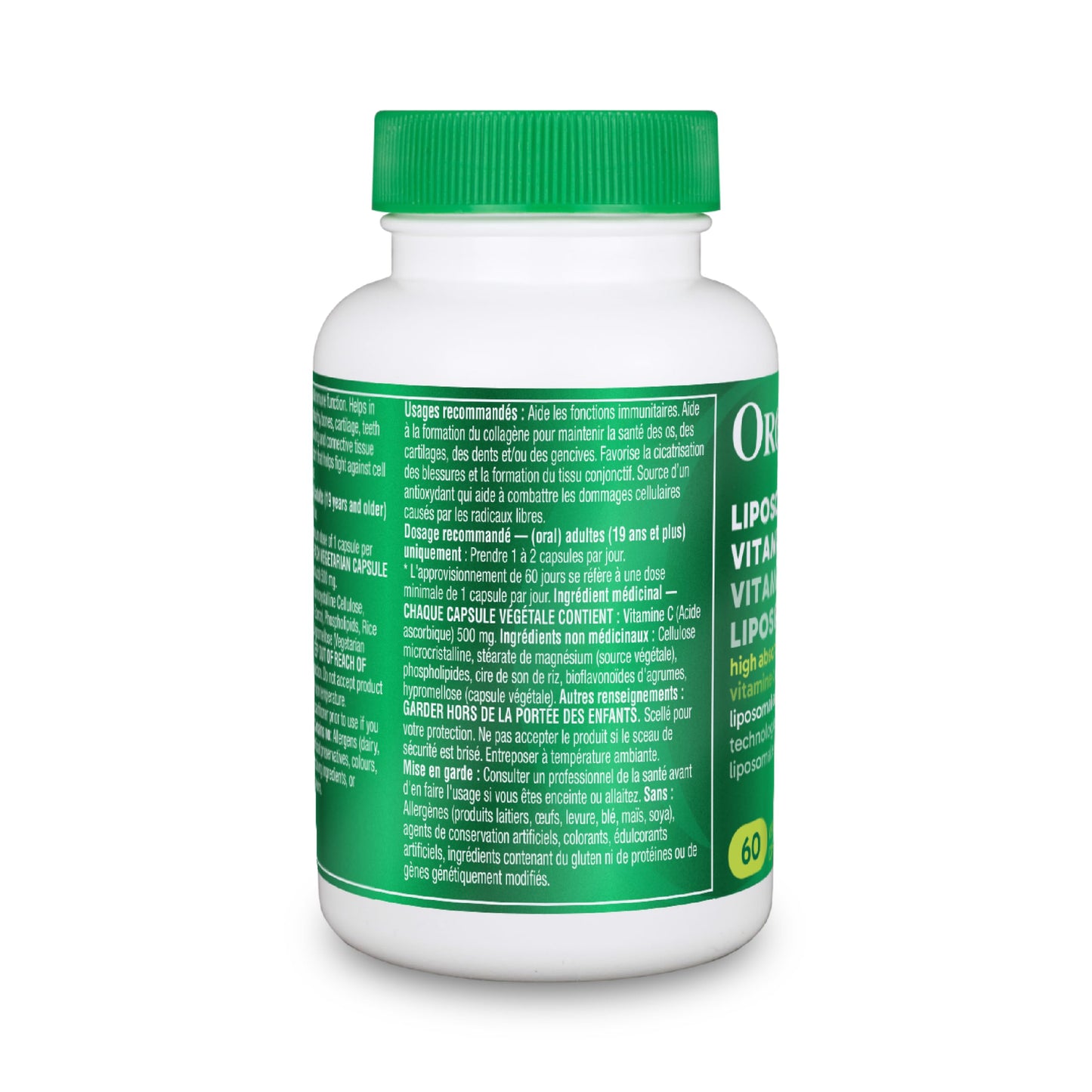 Organika Liposomal Vitamin C Capsule 60 Capsules