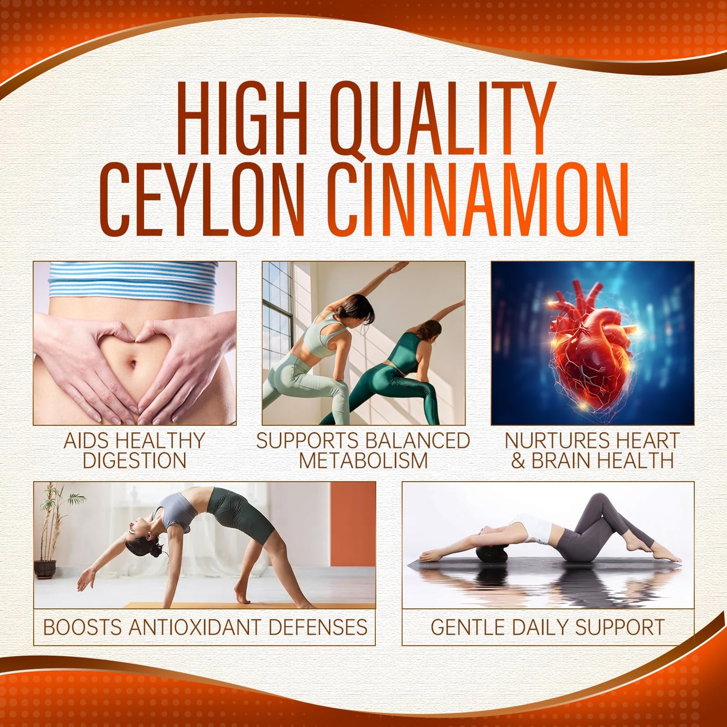 Aevezom Premium Ceylon Cinnamon with MCT Oil Powder, 6.3 oz