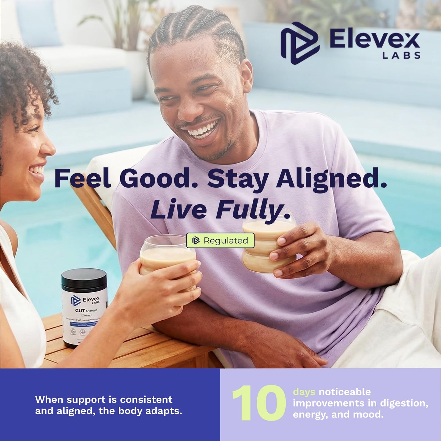 Elevex Labs Gut Health Supplement Powder 30 Servings