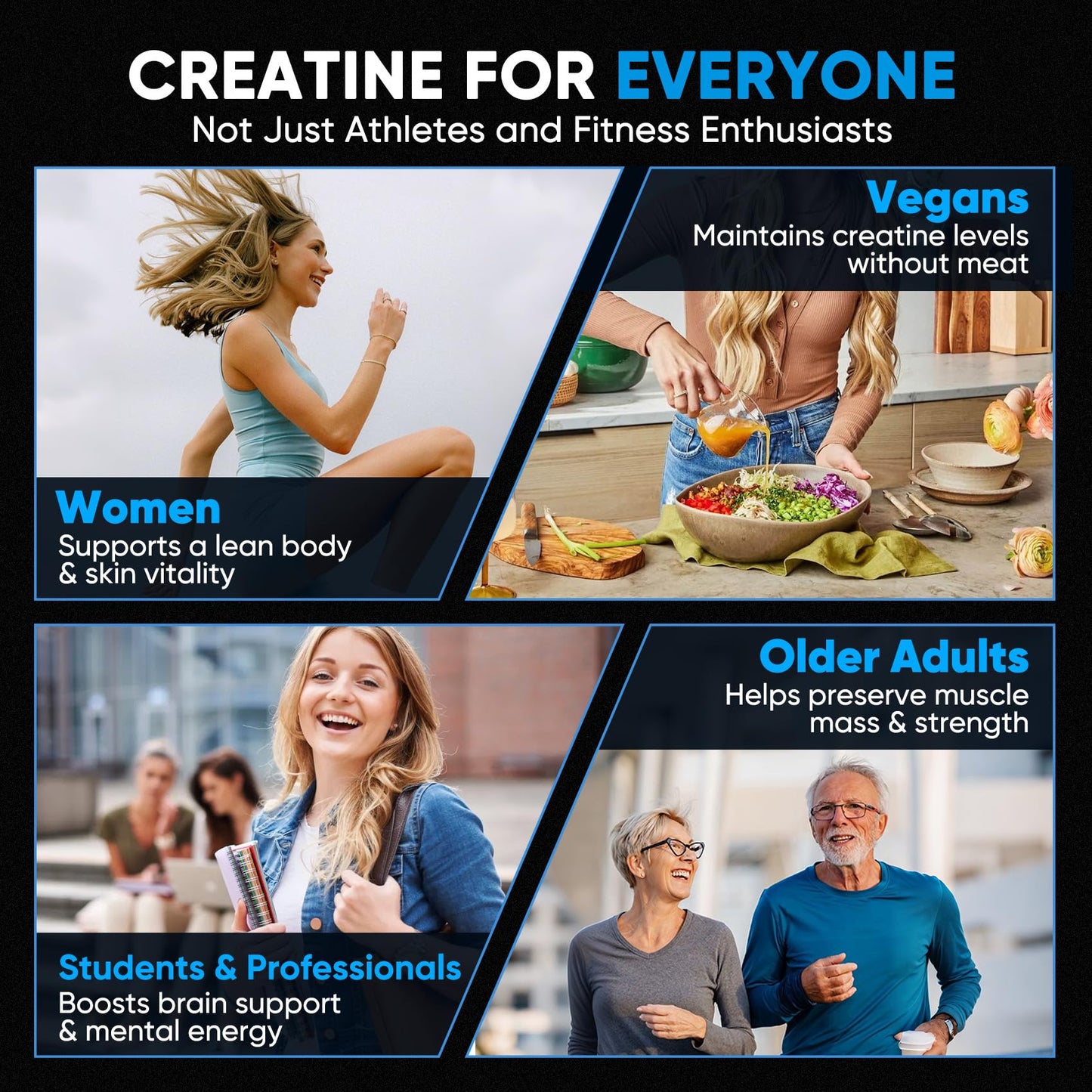 Venture Pal 100% Pure Micronized Creatine Monohydrate Powder, 10.6
