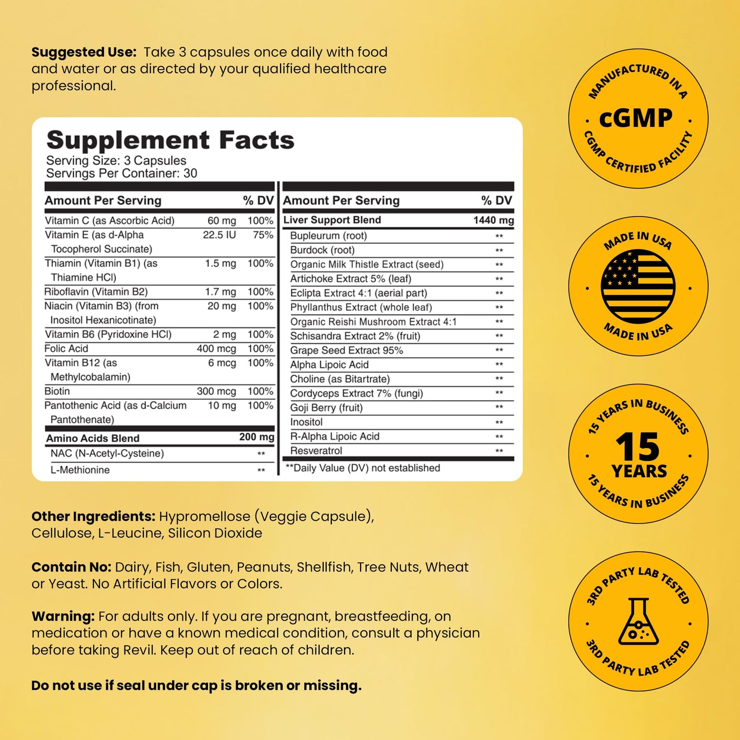 drinkwel Revil for Liver Health & Support Capsule 90 Count