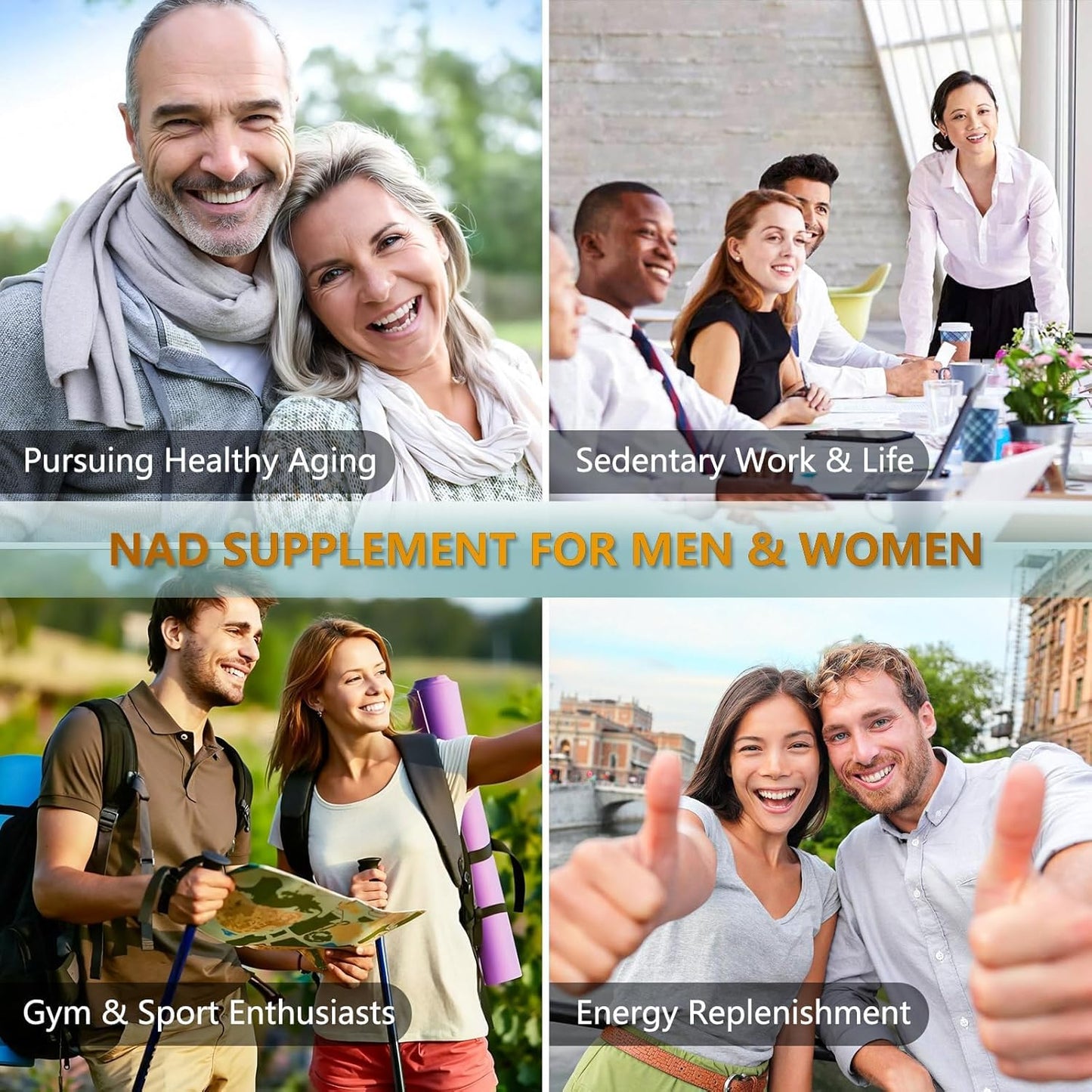 UNcena NAD Supplement 1500mg Liposomal NAD+ Nicotinamide Riboside with Resveratrol Capsule 100 Count