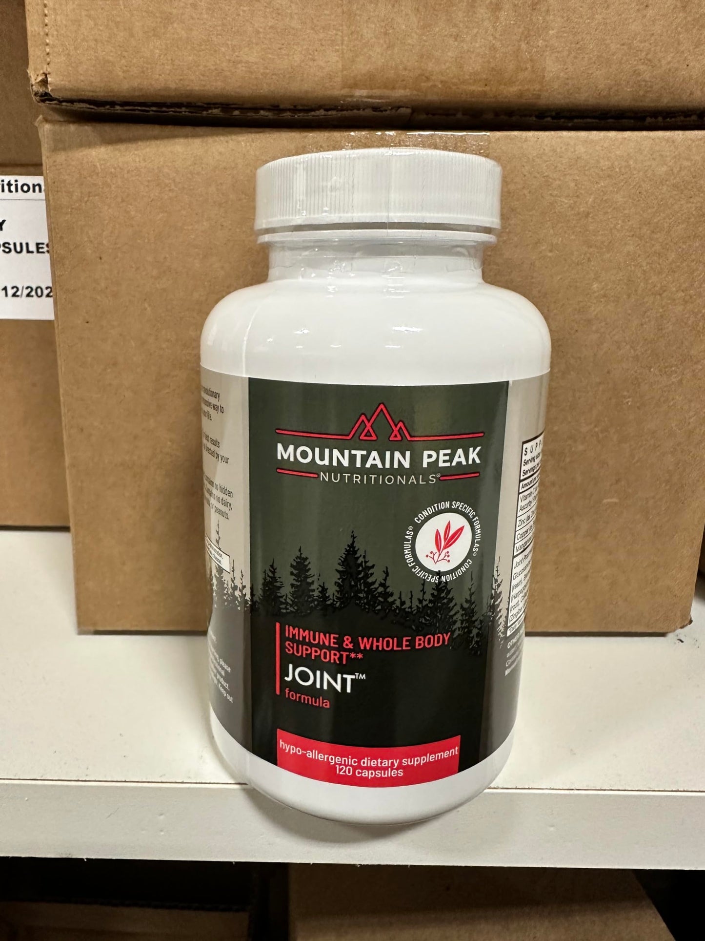 Mountain Peak Nutritionals Joint Formula Glucosamine Boswellia Capsules 120 Count