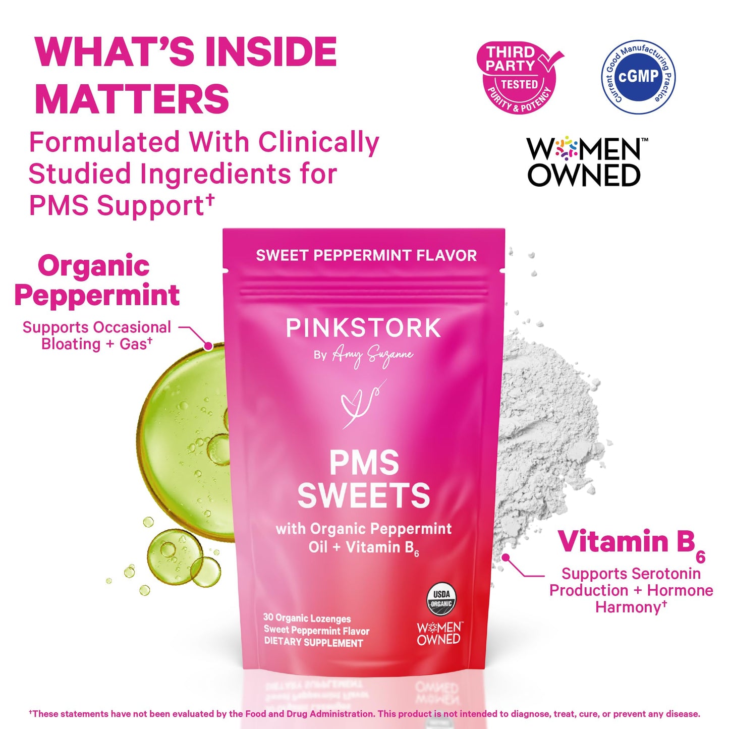 Pink Stork PMS Support Trio 60 Capsules