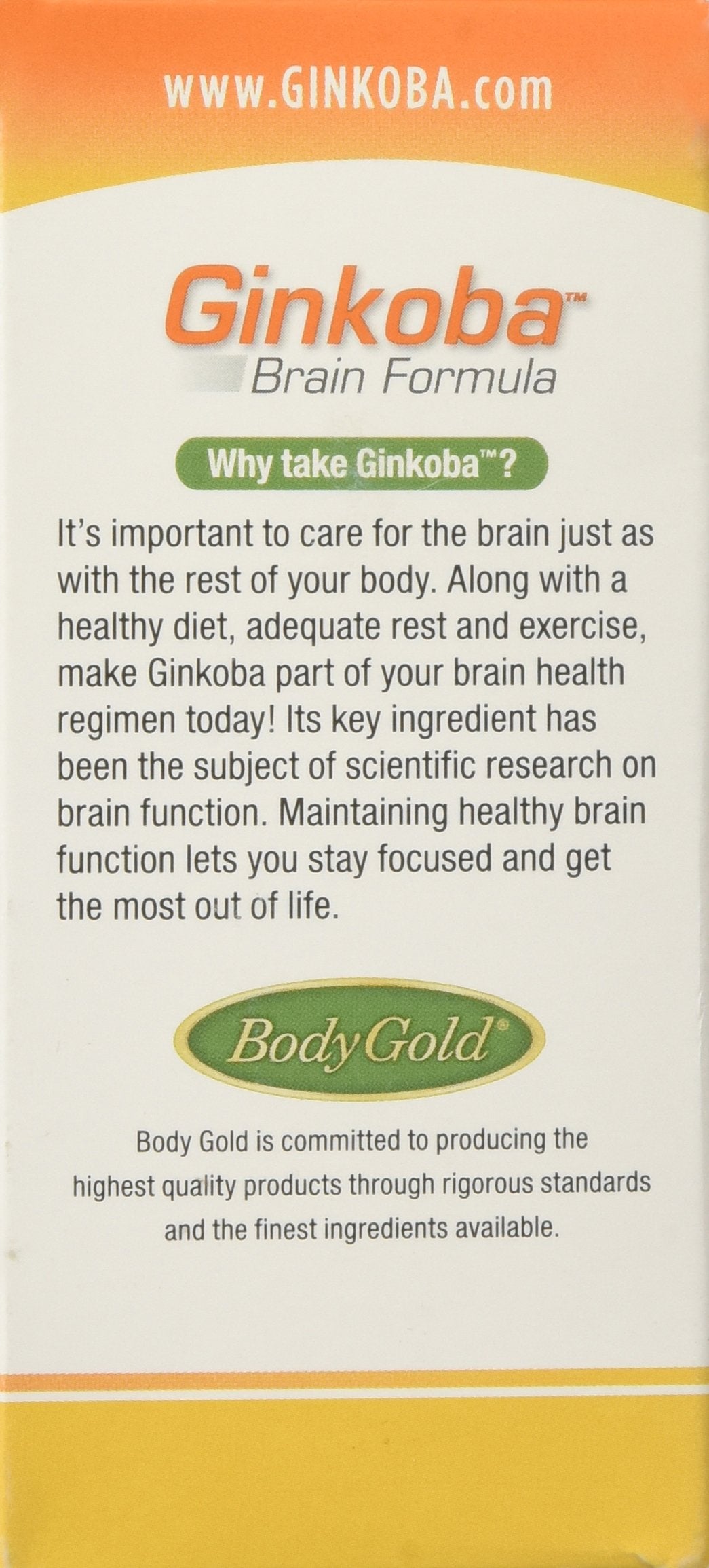 Pharmaton Natural Health Products Ginkoba Memory Tablets 90