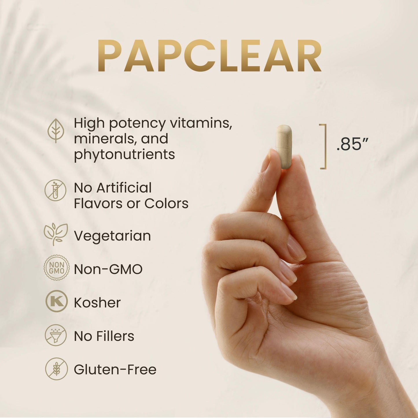 HPD Rx PAPCLEAR OB/GYN Formulated Immune Support Supplement 540 Capsules