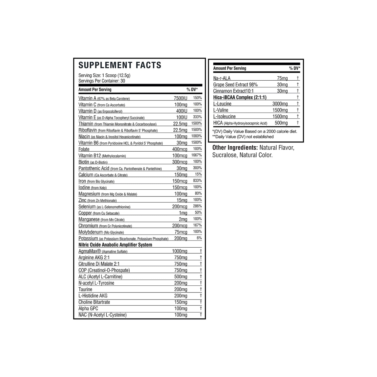 Alpha Nutrition Labs Cell Shock Intra/Post Workout Powder 375