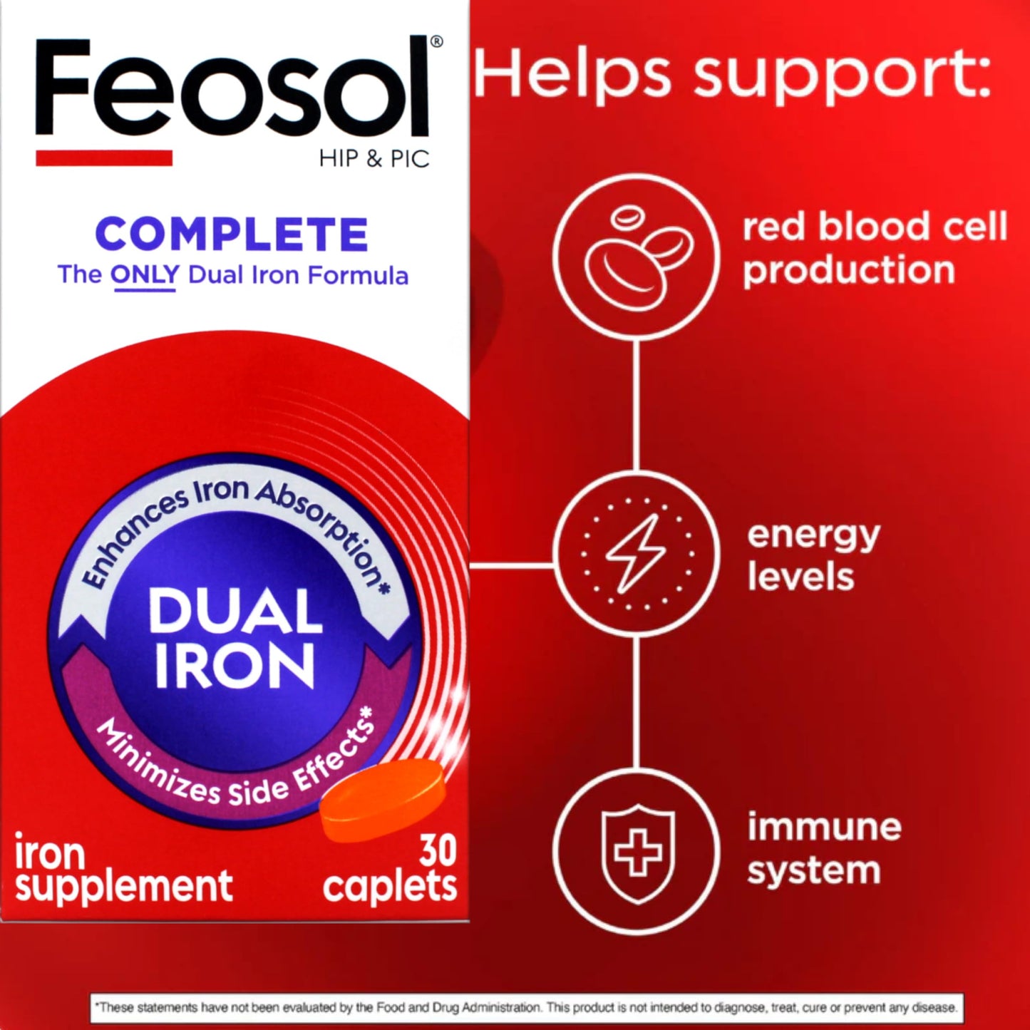Feosol Bifera Iron Capsule 180 Capsules