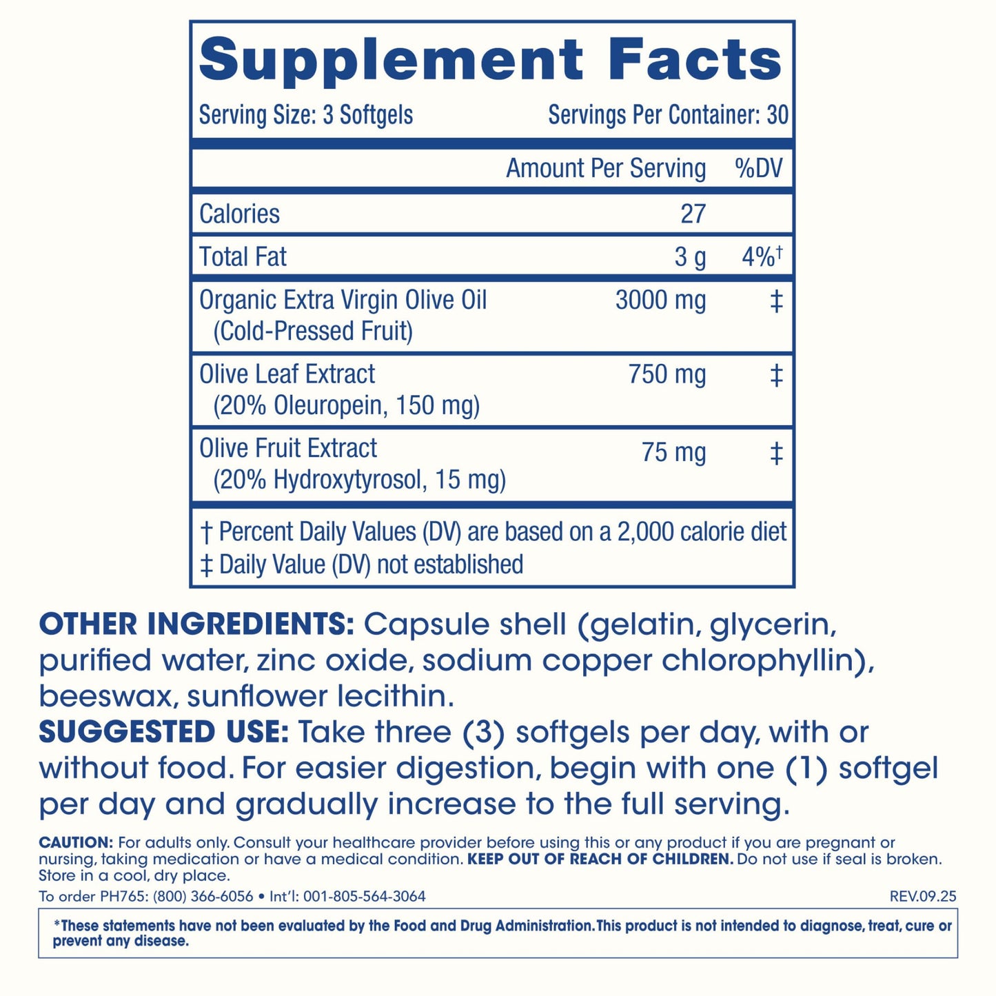 ProHealth Ultimate Olive Oil+ Softgels 90 Count