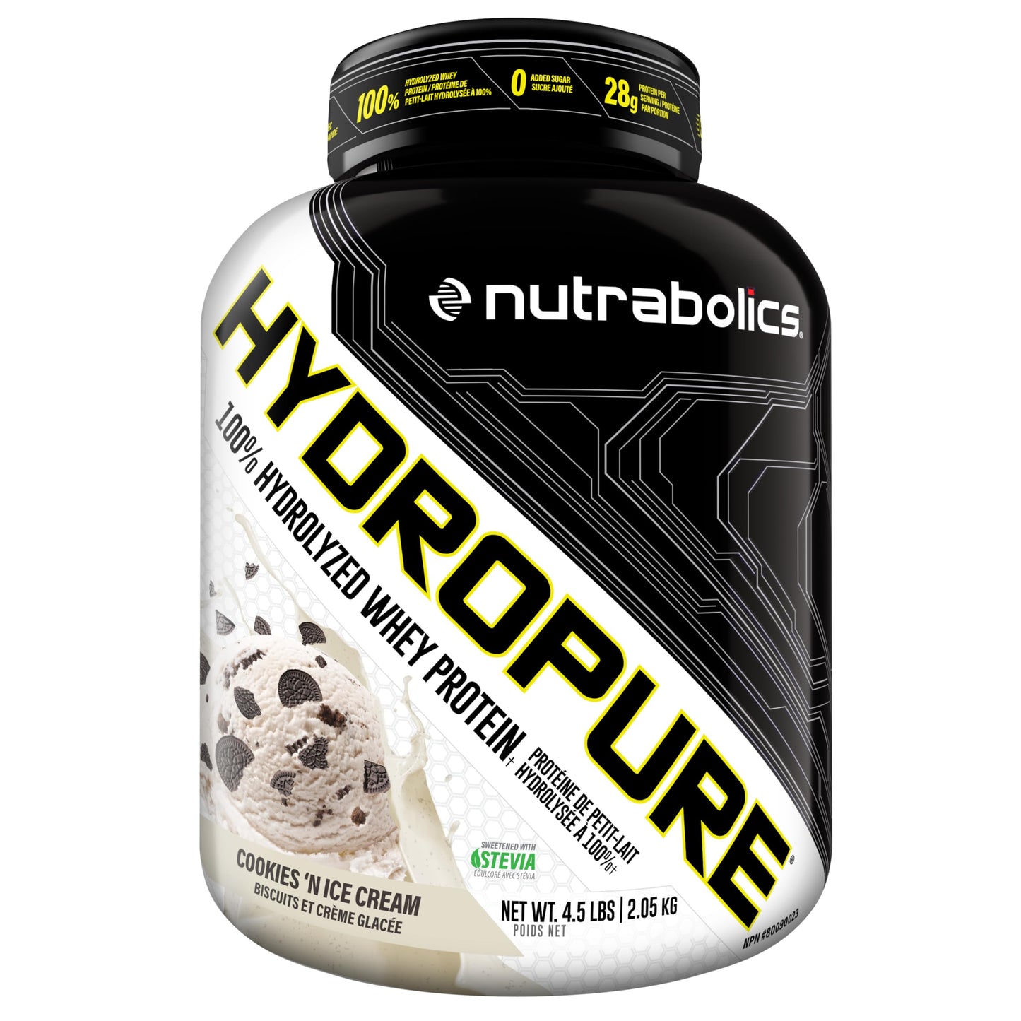 Nutrabolics Hydropure Whey Protein Powder 72 Servings, 4.5 lb