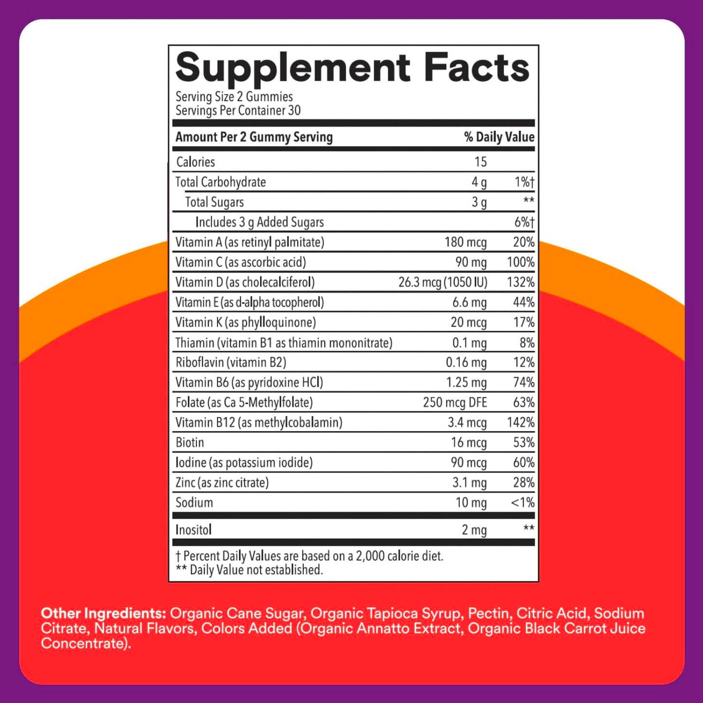 SmartyPants Kids Plus Multi & Immunity Multivitamin Gummies, 60 Gummies