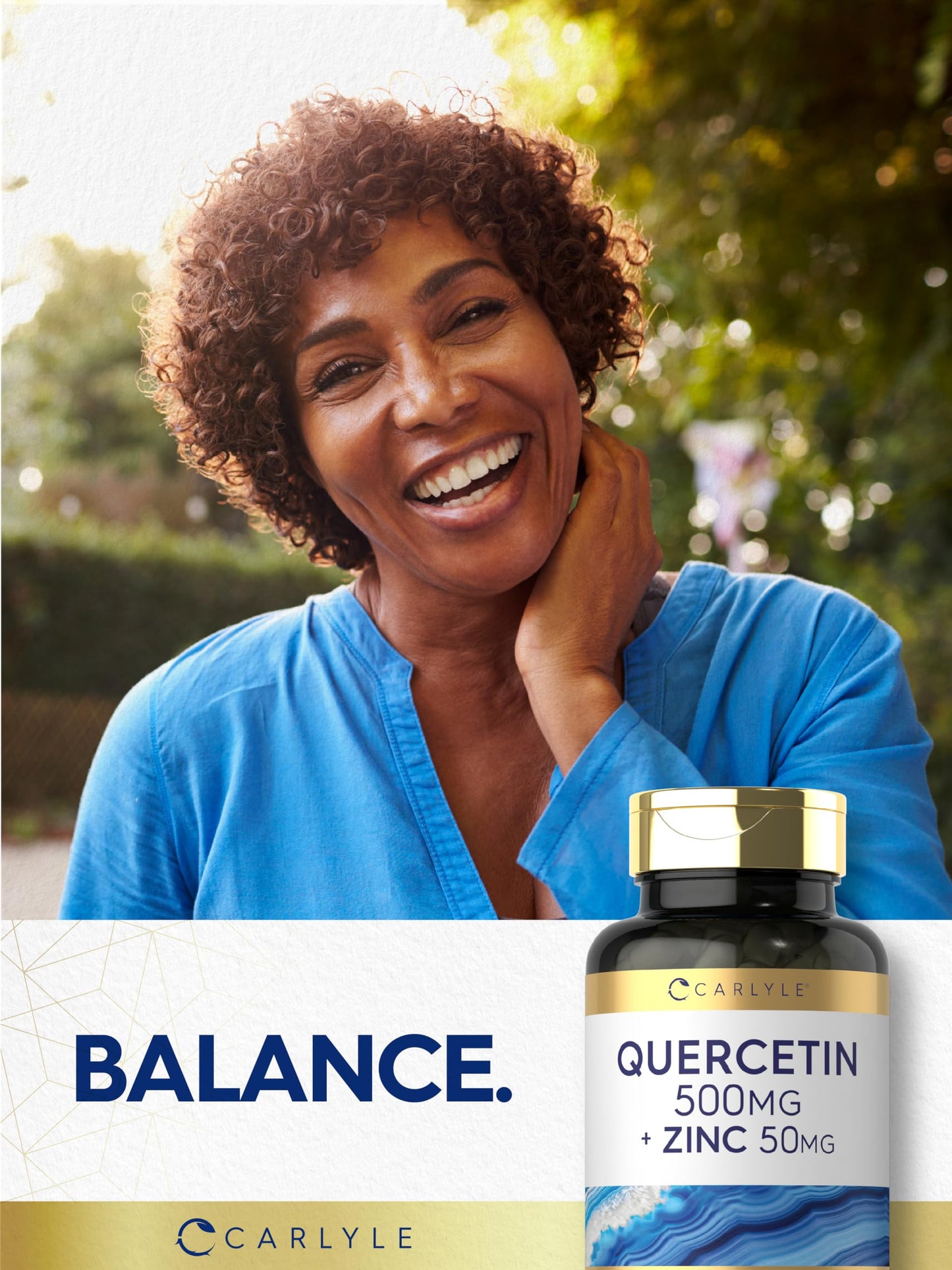 Carlyle Quercetin 500mg Capsules, 100 Count