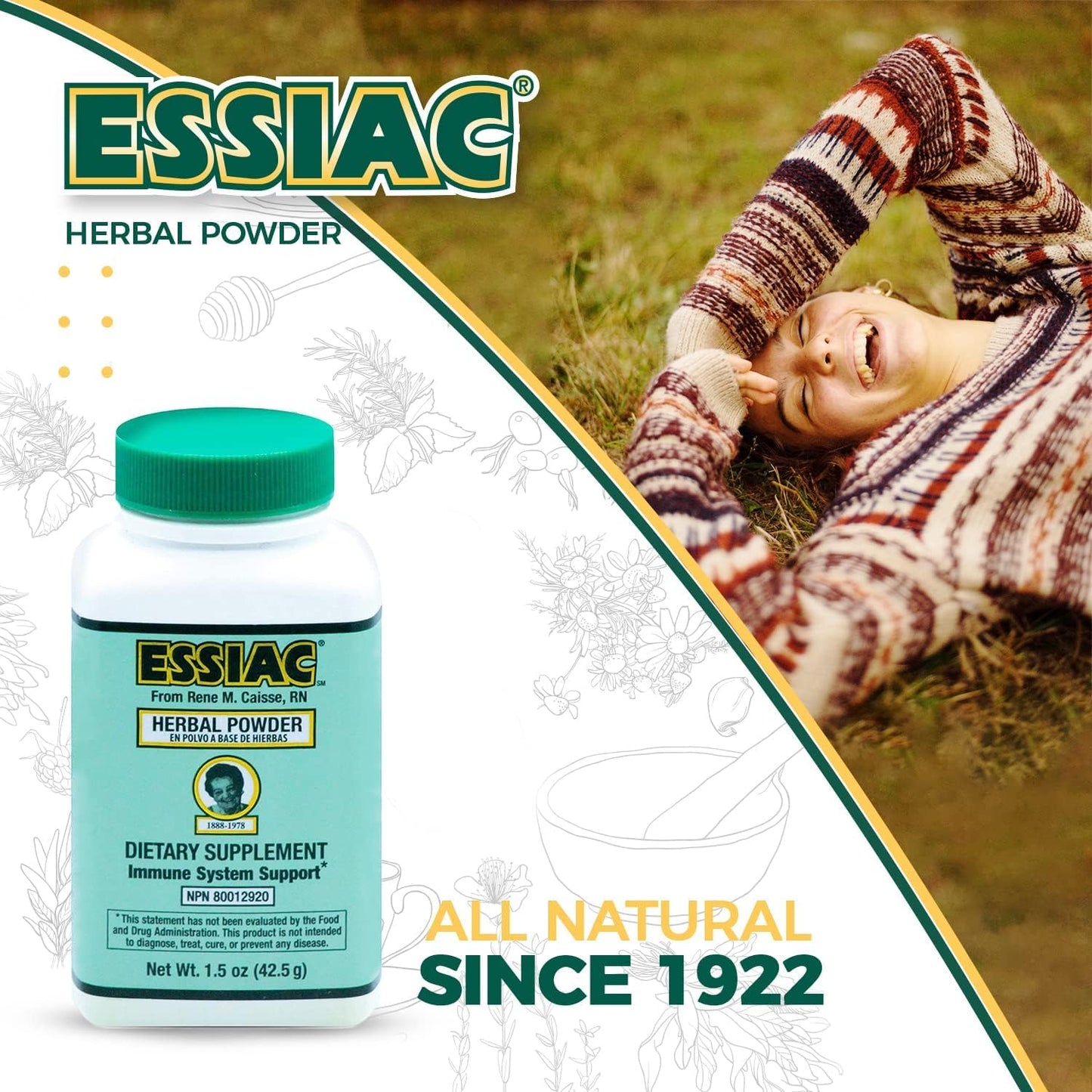 Essiac Original Herbal Tea Powder 1.5 oz (Pack of 2)