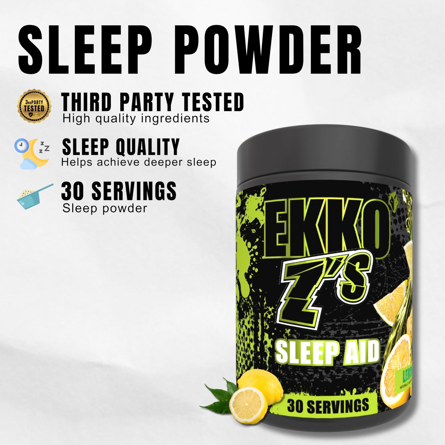 Ekkovision Ekko Z'S Sleep Aid Formula Powder 13.76 Ounce