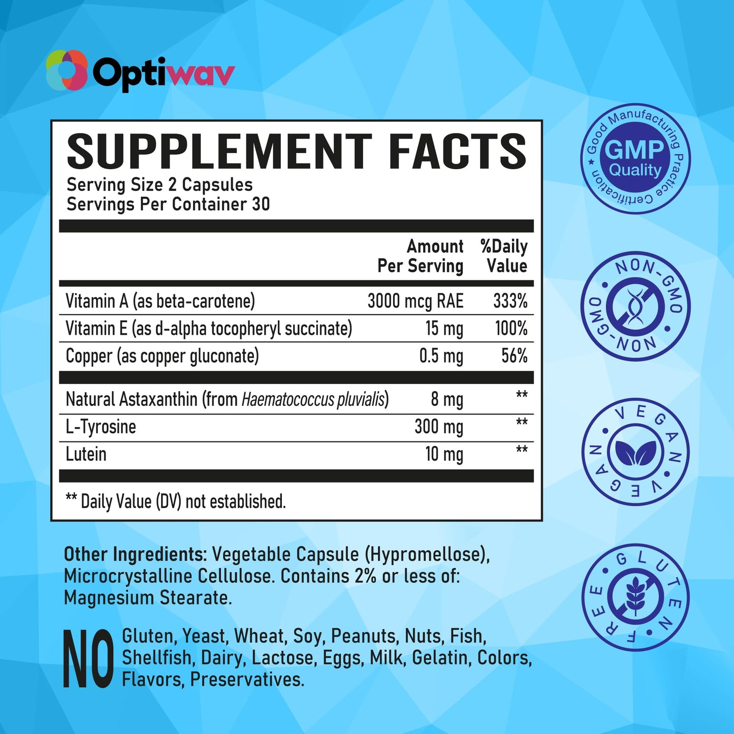 Optiwav Tanning Capsules 60 Count