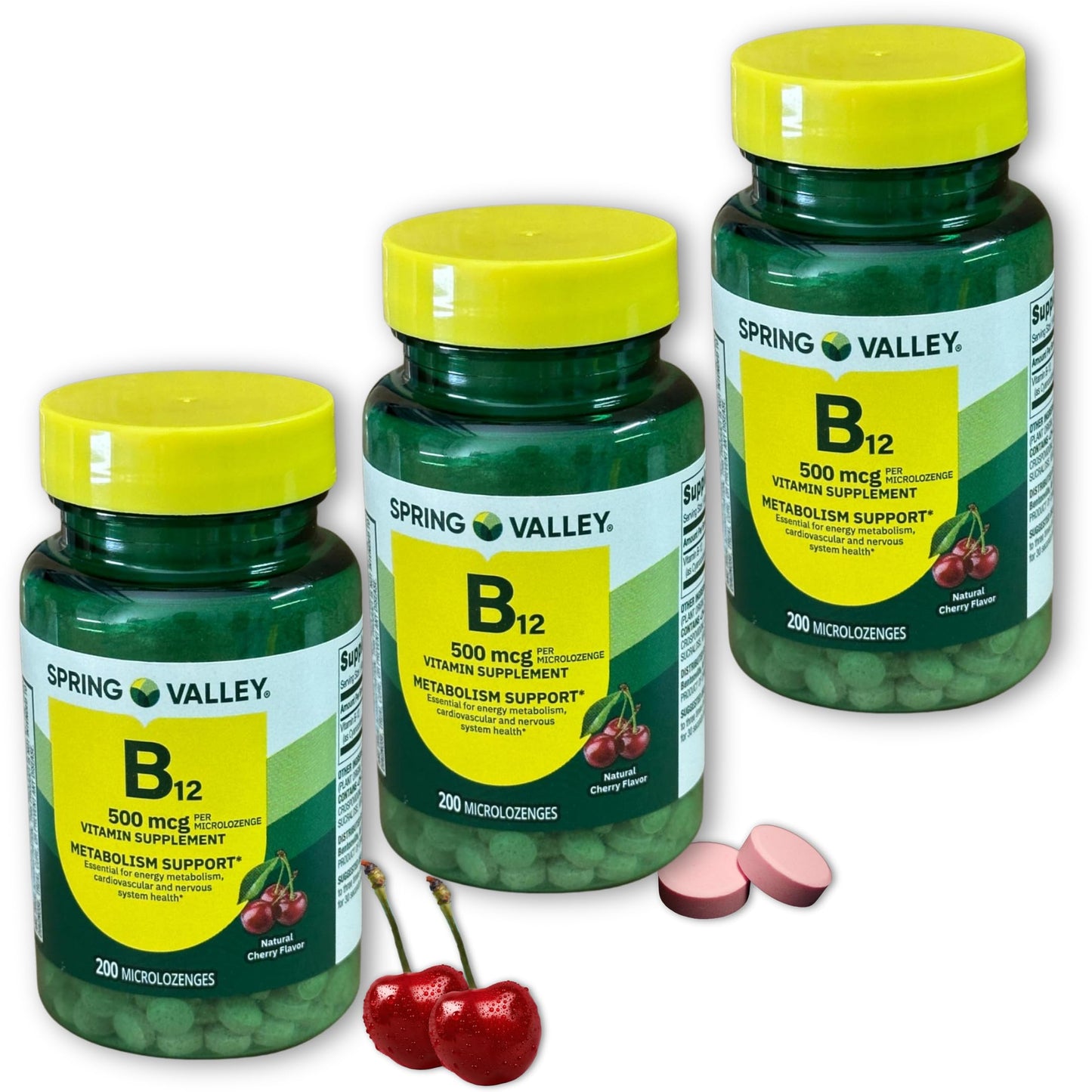 FUSION SHOP STORE Vitamin B12 500 mcg Tablet - 200 Count