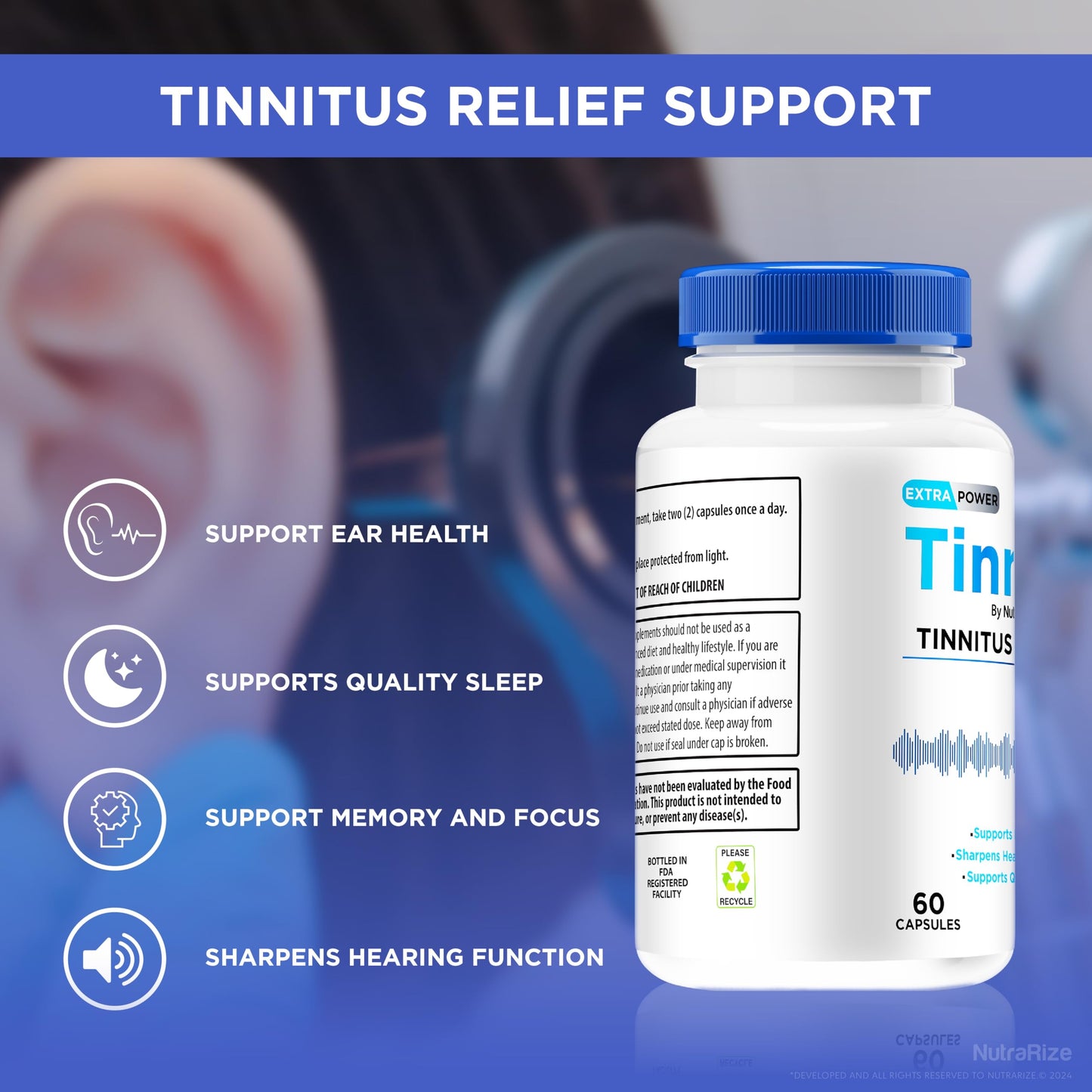 NutraRize Tinnifix 60 Capsules