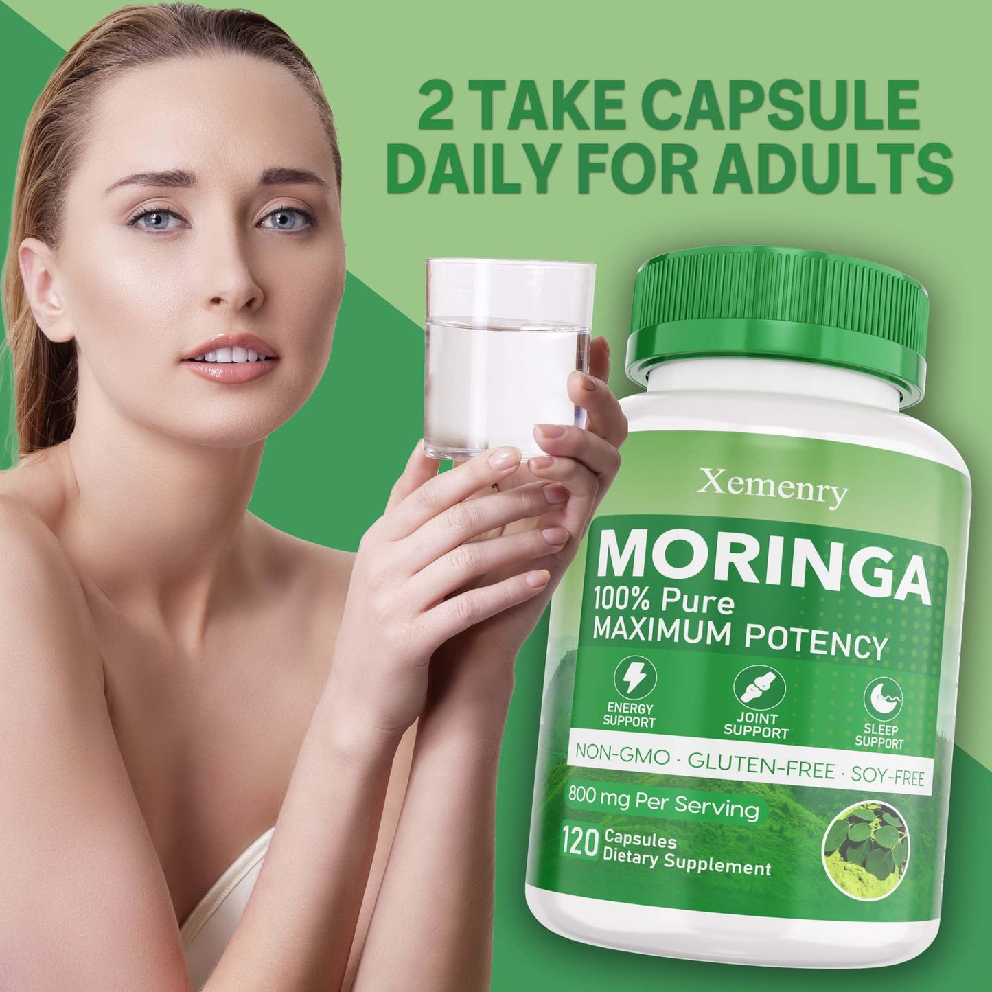 Xemenry Moringa Capsules Capsule 120 Count